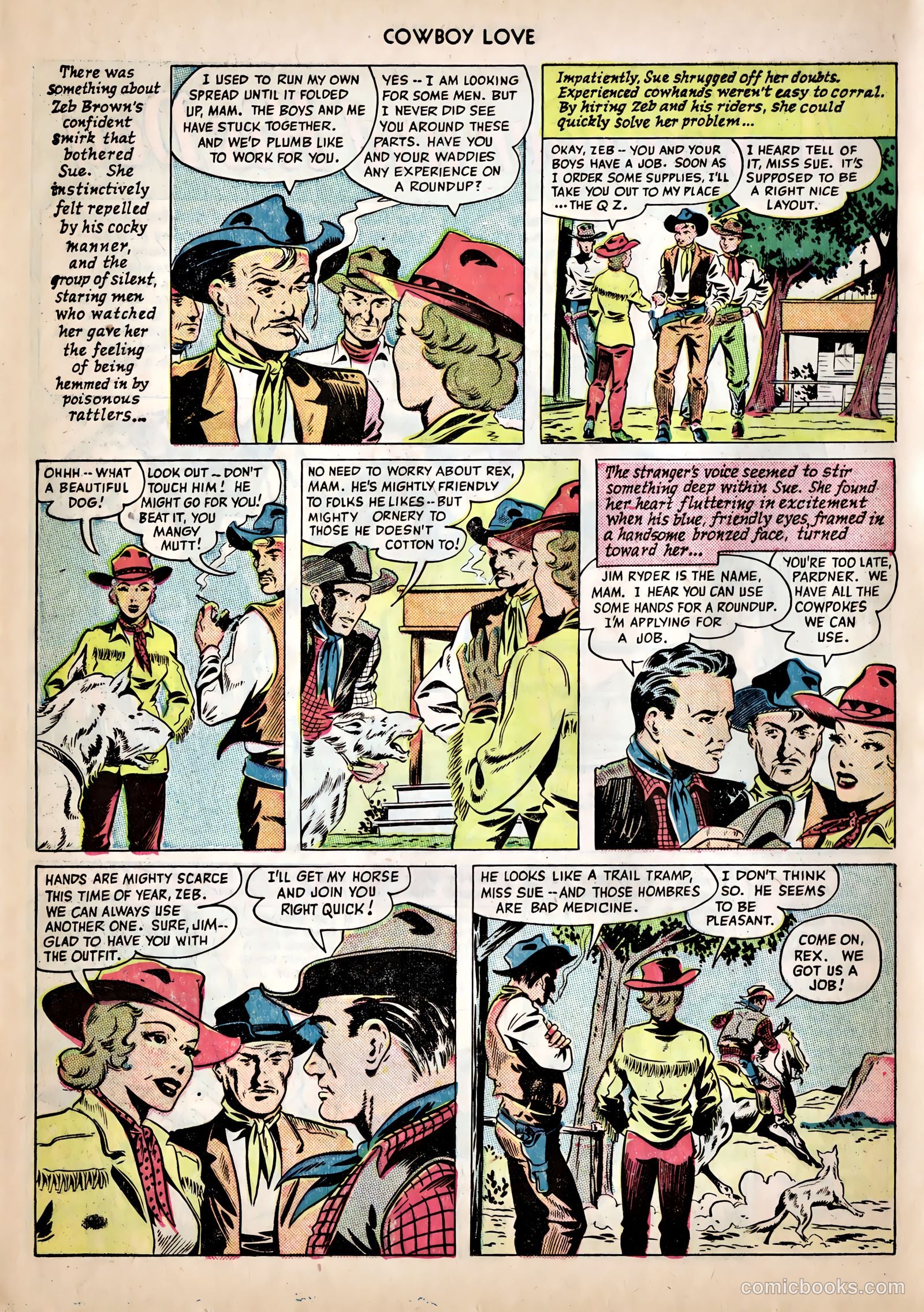 Cowboy Love #10 (1950) — page 30 of 52