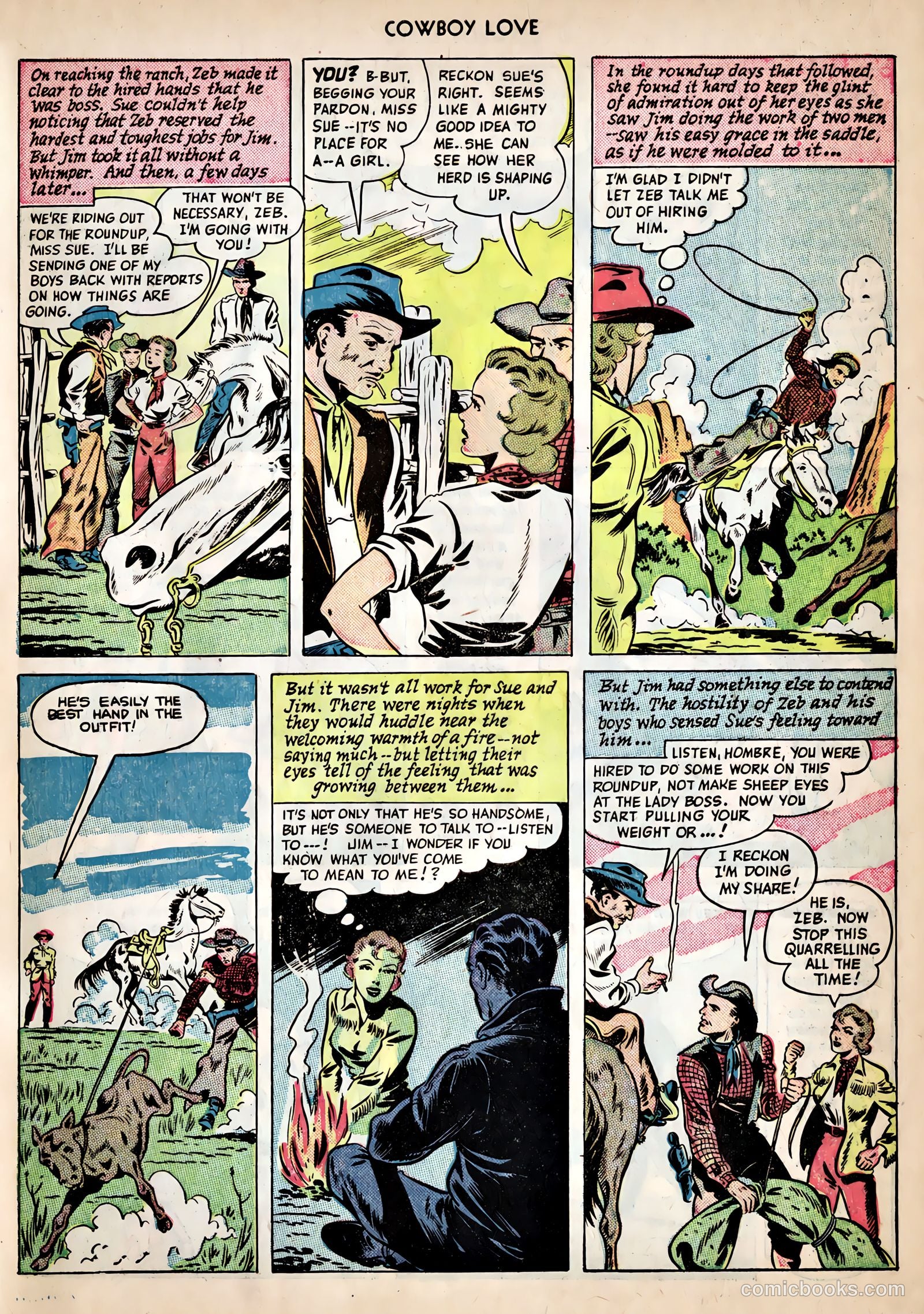 Cowboy Love #10 (1950) — page 31 of 52