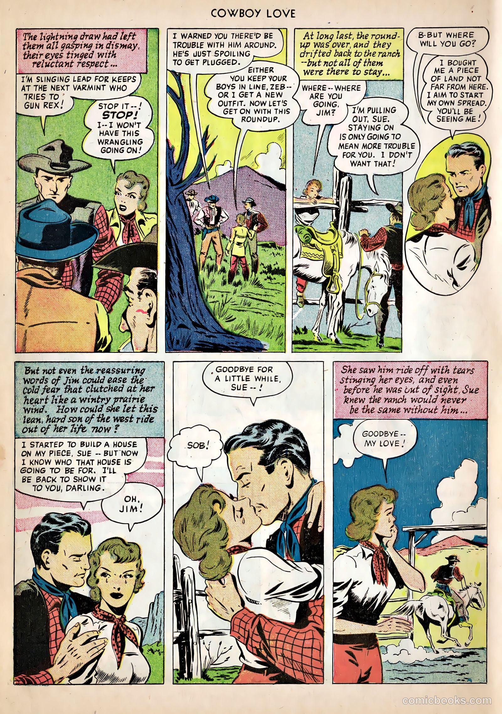 Cowboy Love #10 (1950) — page 34 of 52