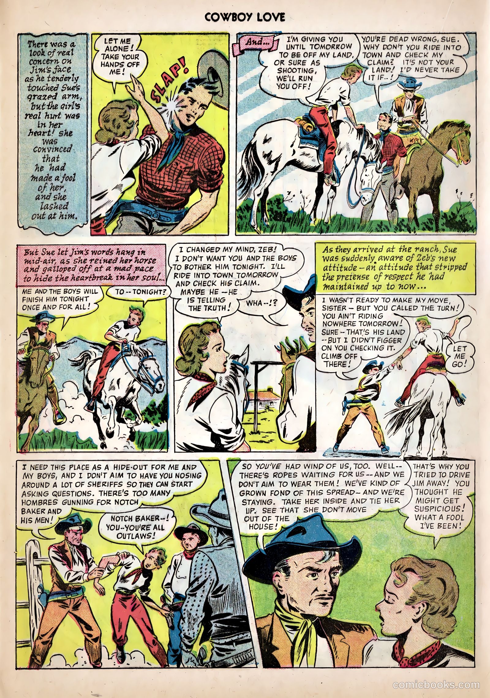 Cowboy Love #10 (1950) — page 36 of 52