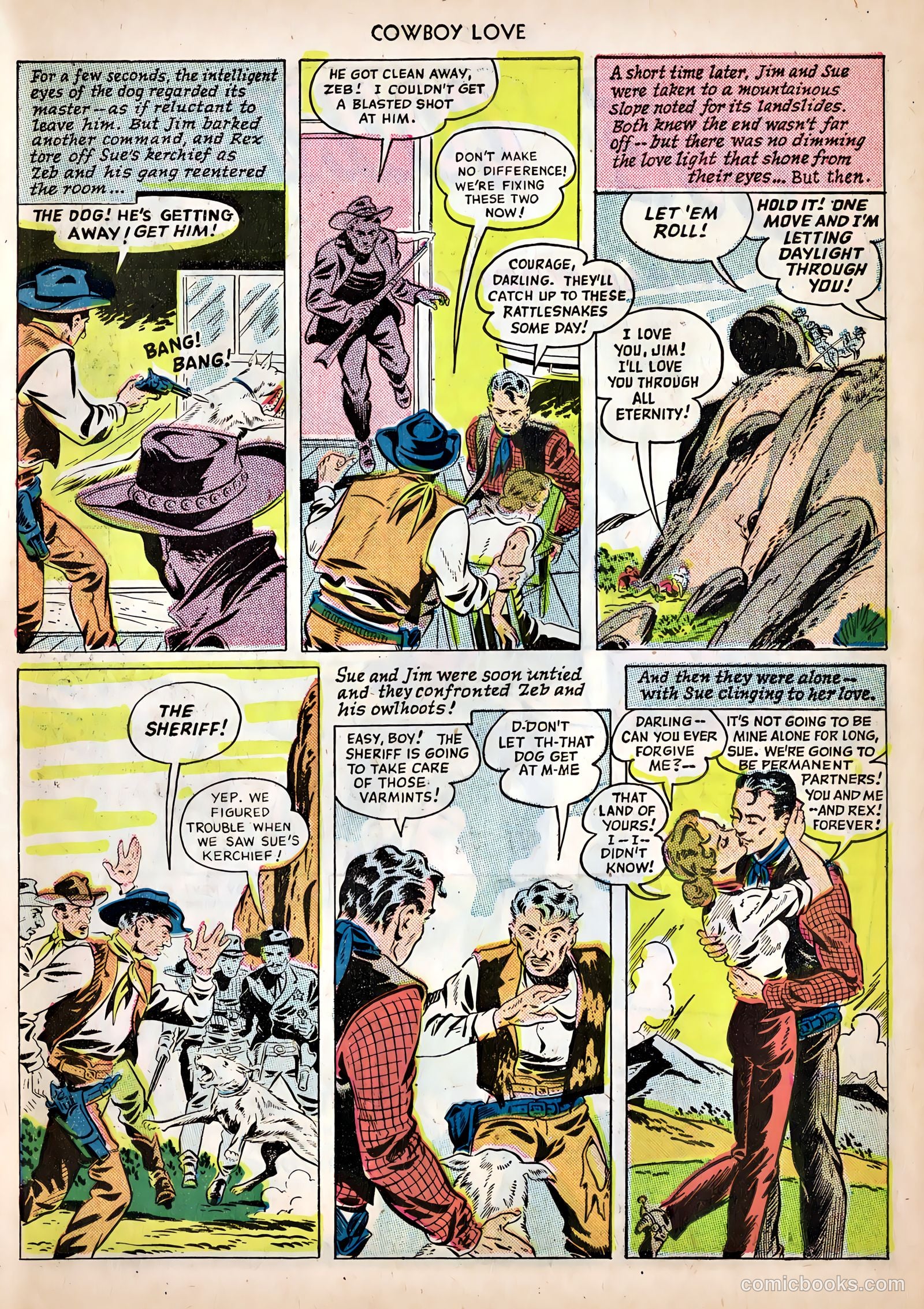 Cowboy Love #10 (1950) — page 39 of 52