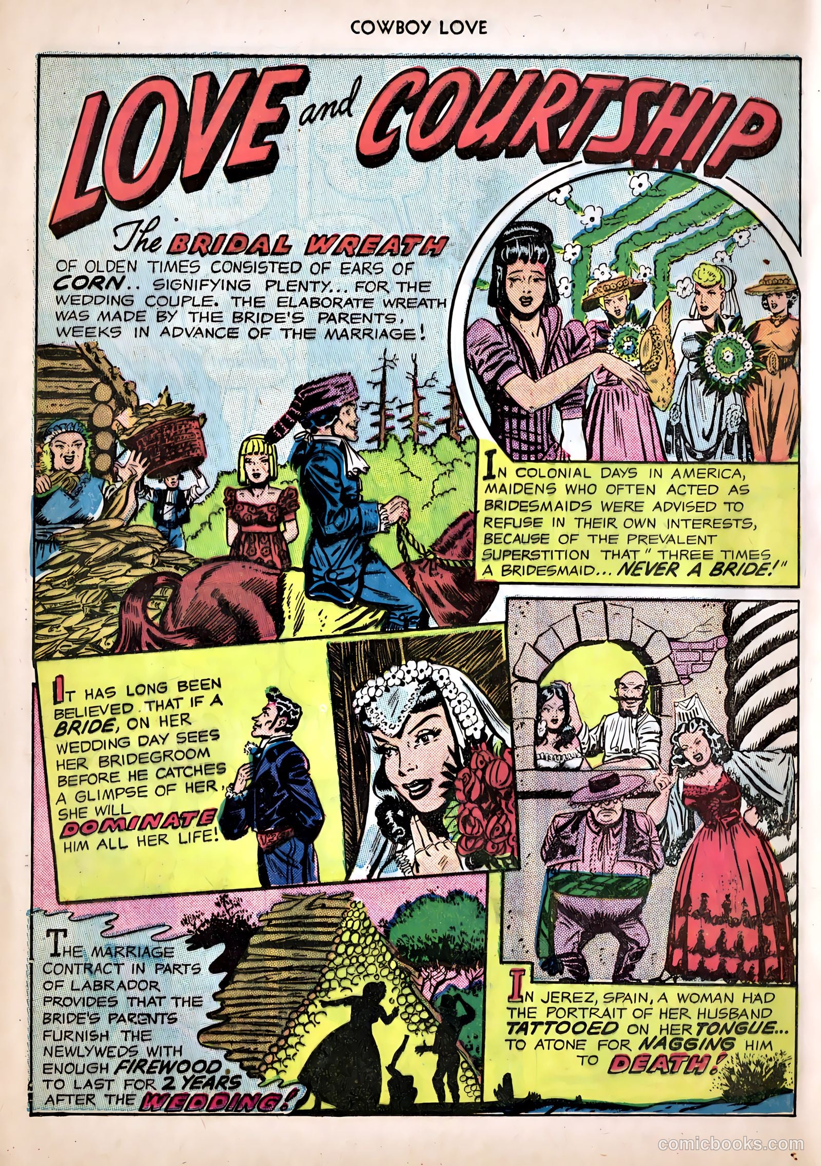 Cowboy Love #10 (1950) — page 40 of 52