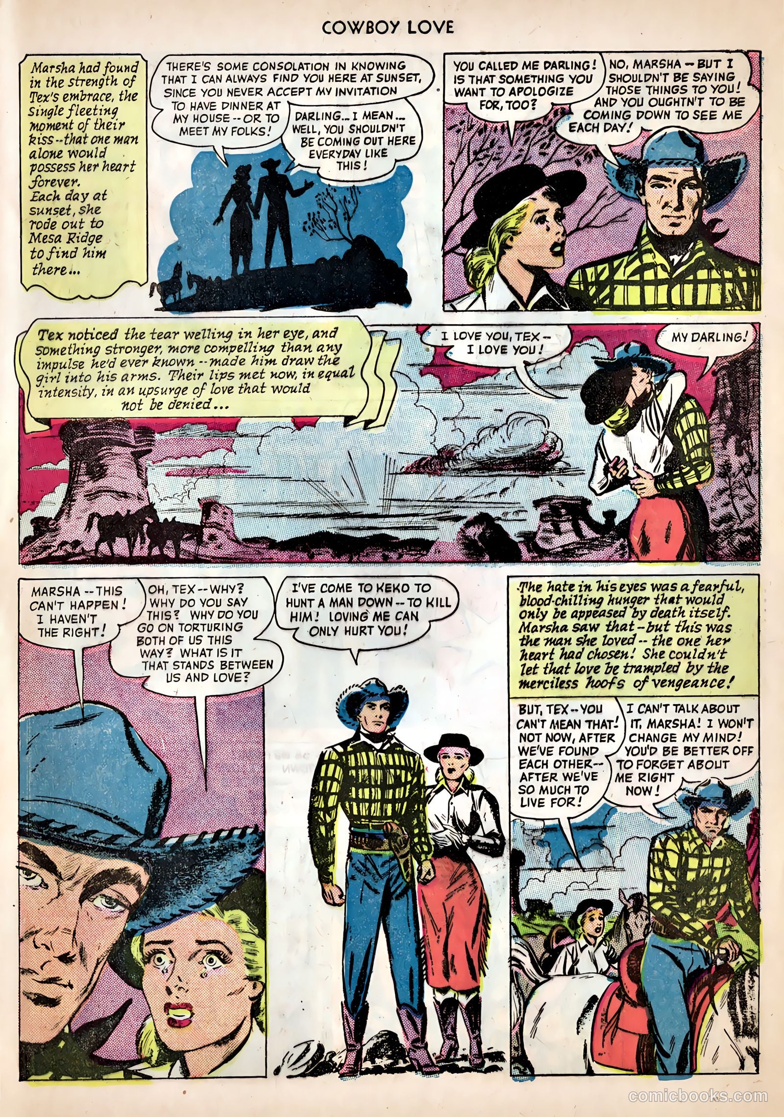 Cowboy Love #10 (1950) — page 45 of 52