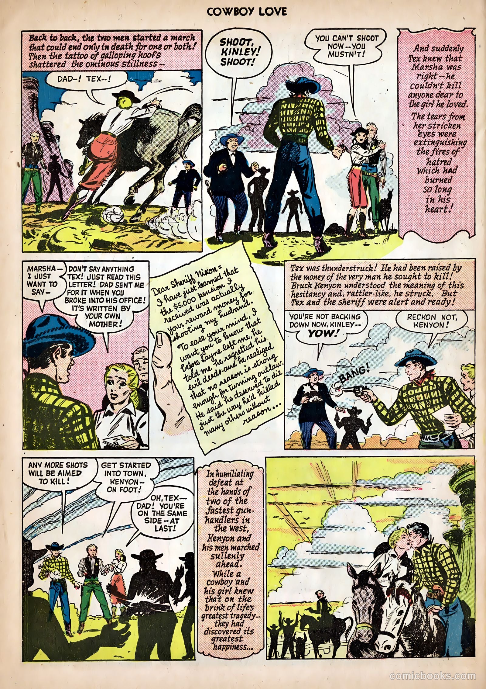 Cowboy Love #10 (1950) — page 50 of 52