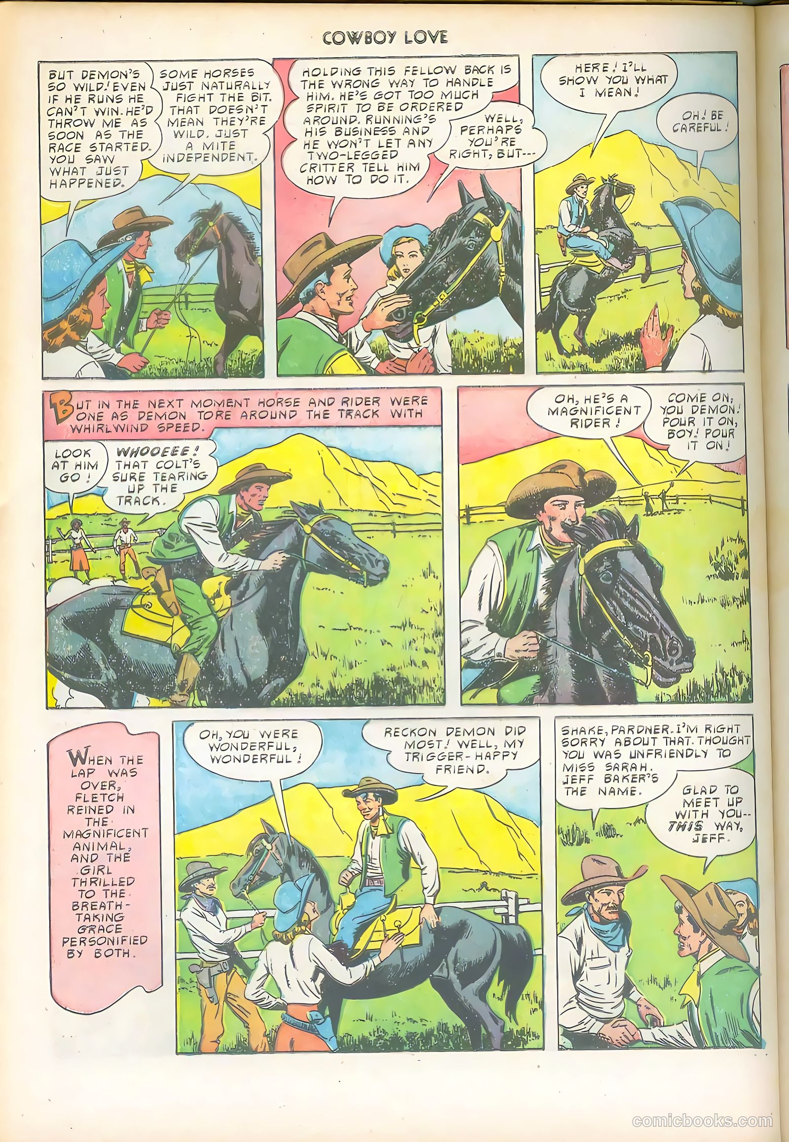Cowboy Love #11 (1951) — page 28 of 36