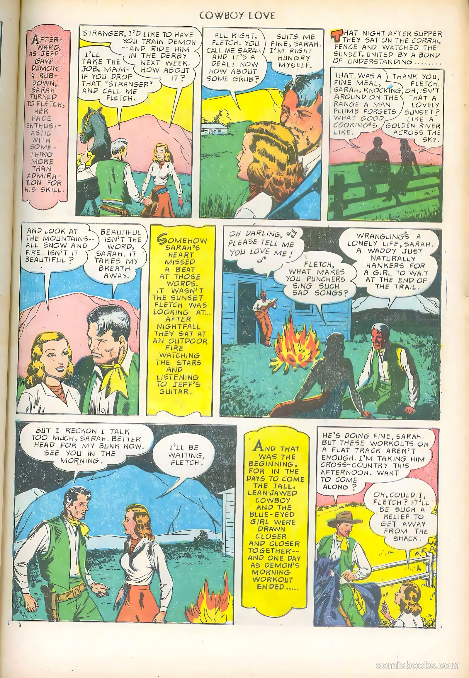 Cowboy Love #11 (1951) — page 29 of 36
