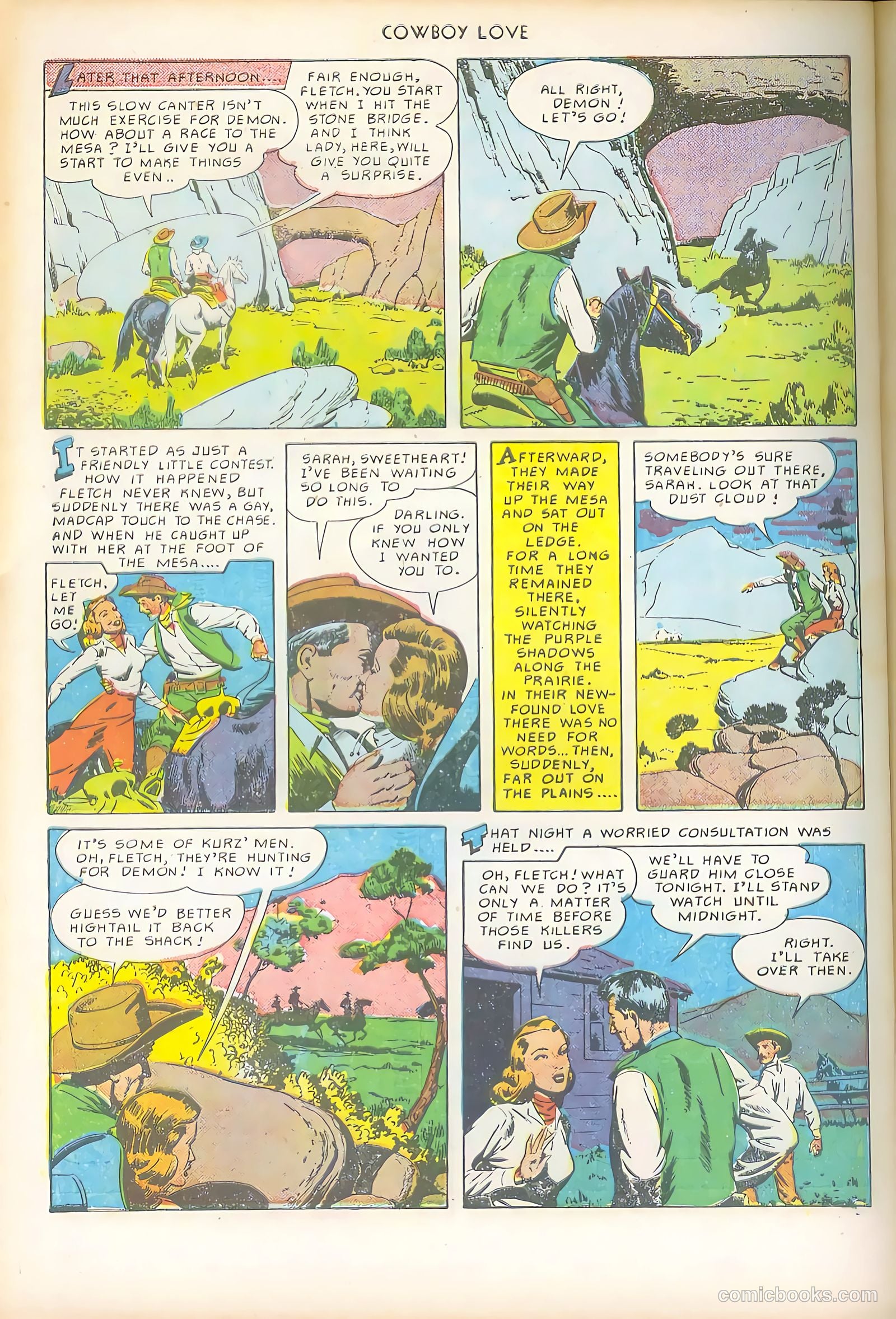 Cowboy Love #11 (1951) — page 30 of 36