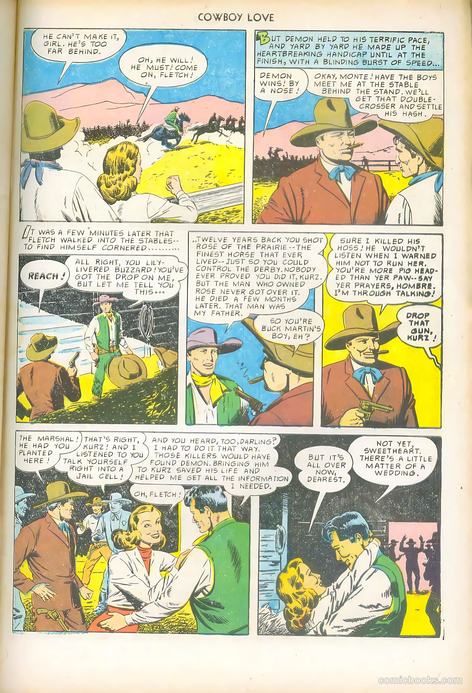 Cowboy Love #11 (1951) — page 33 of 36