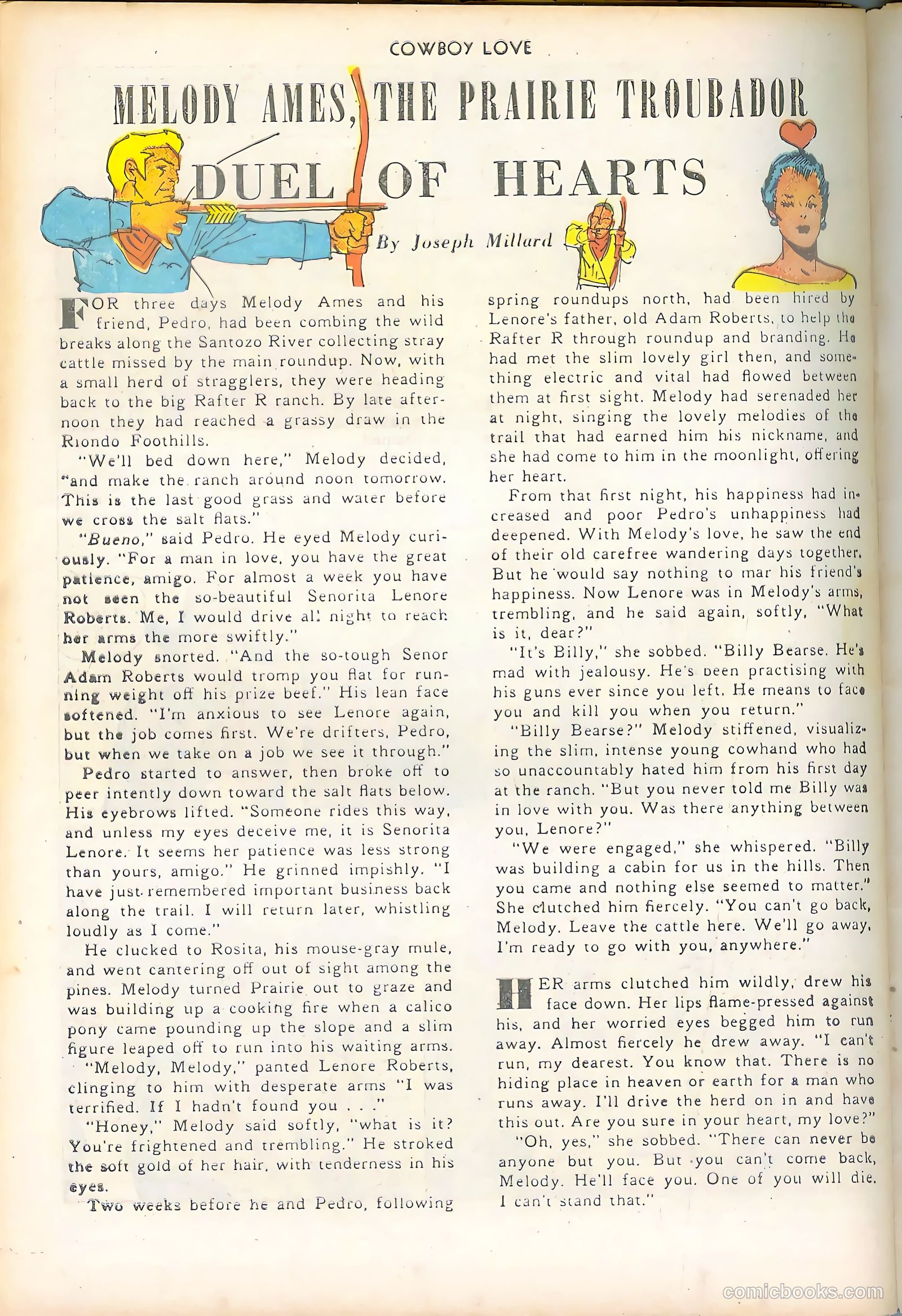 Cowboy Love #11 (1951) — page 34 of 36