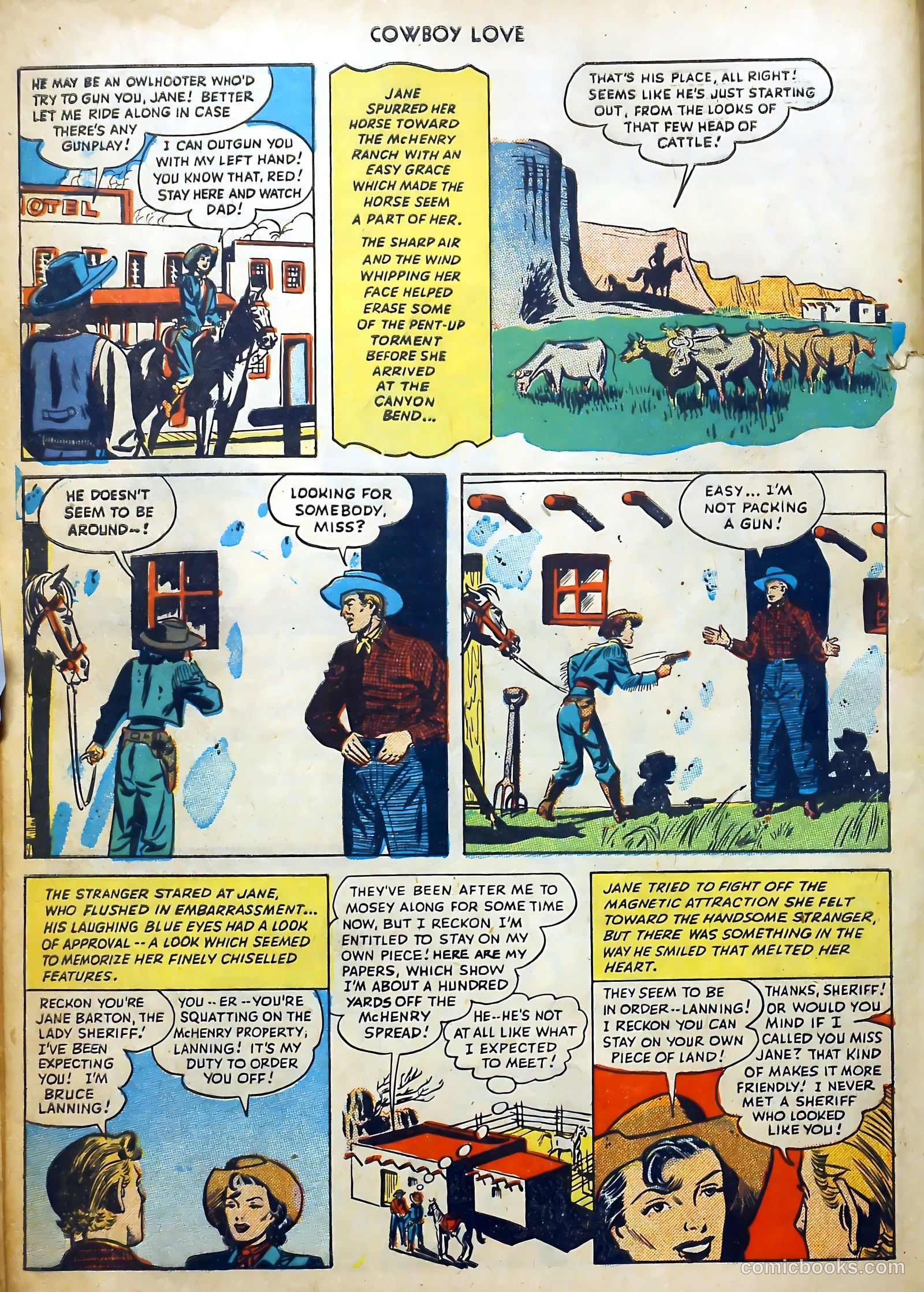 Cowboy Love #2 (1949) — page 32 of 53