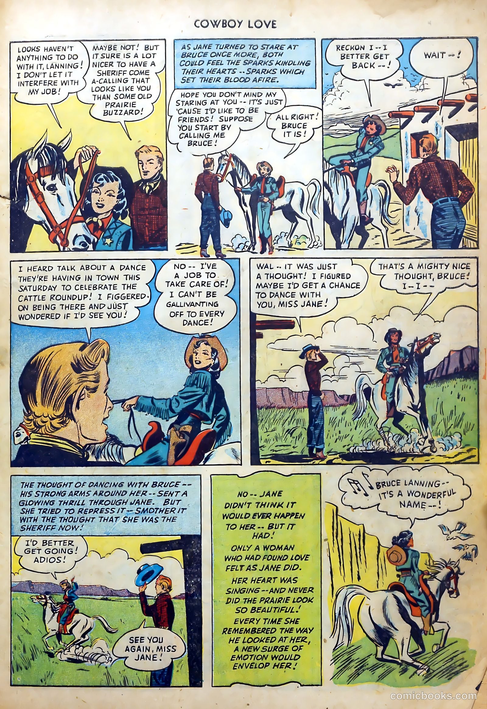 Cowboy Love #2 (1949) — page 33 of 53