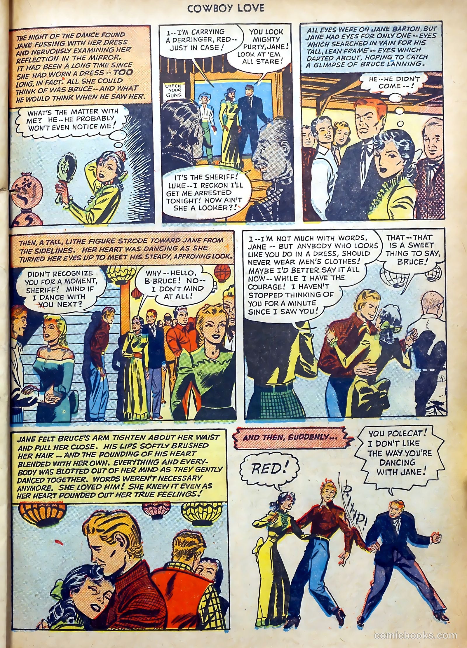 Cowboy Love #2 (1949) — page 35 of 53
