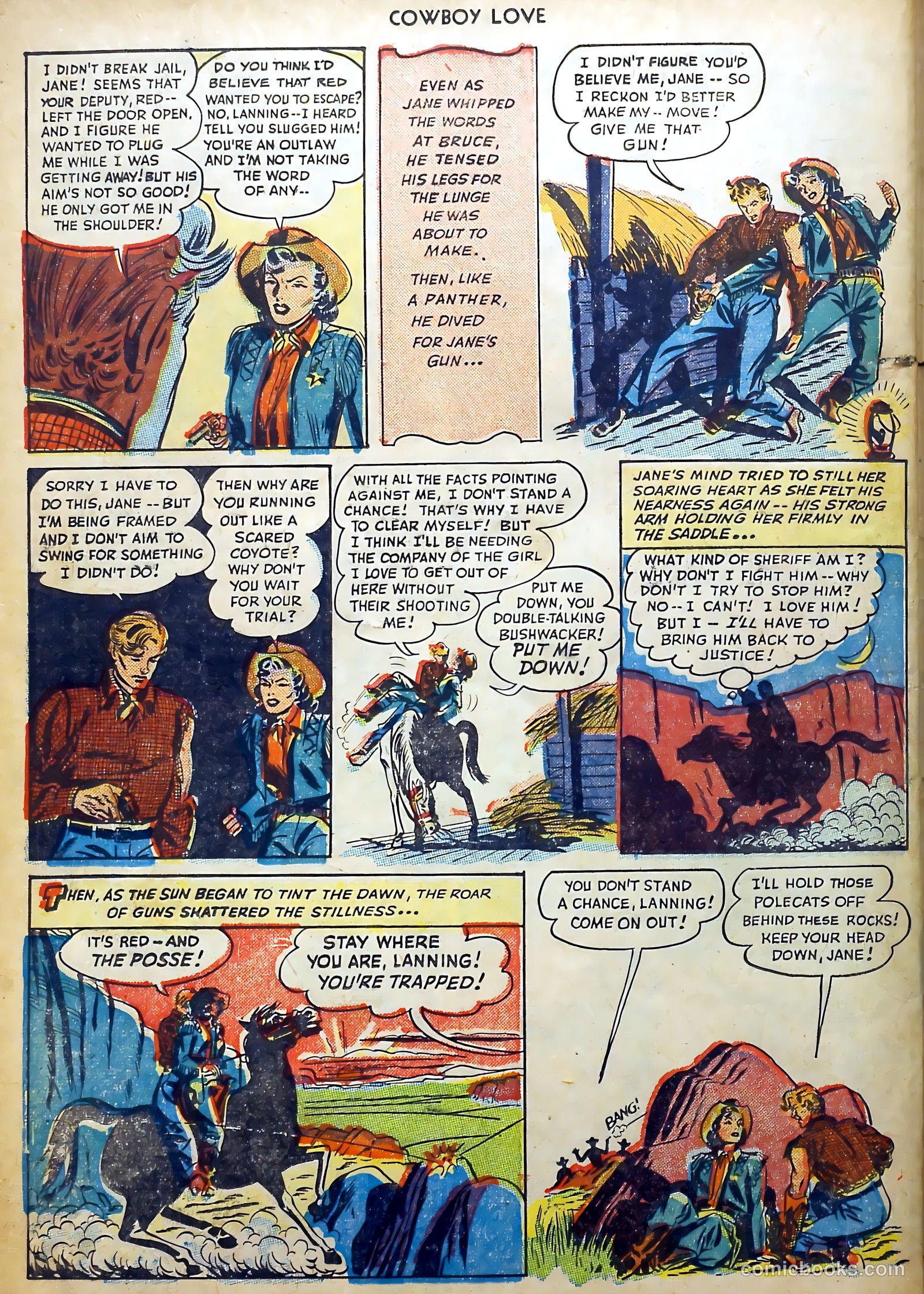 Cowboy Love #2 (1949) — page 38 of 53