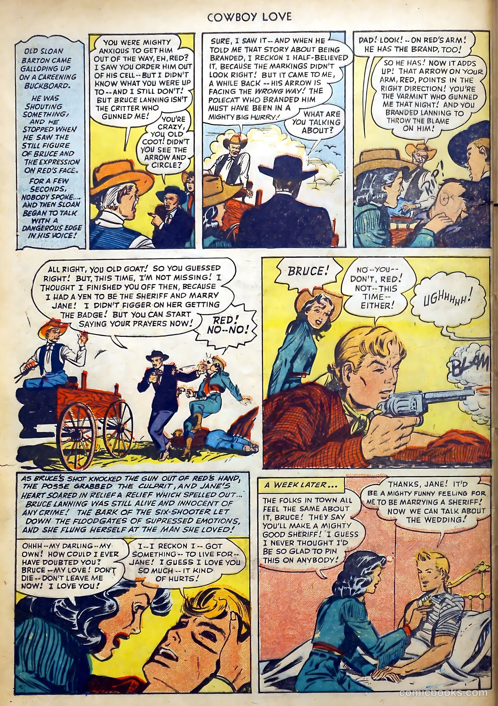 Cowboy Love #2 (1949) — page 40 of 53