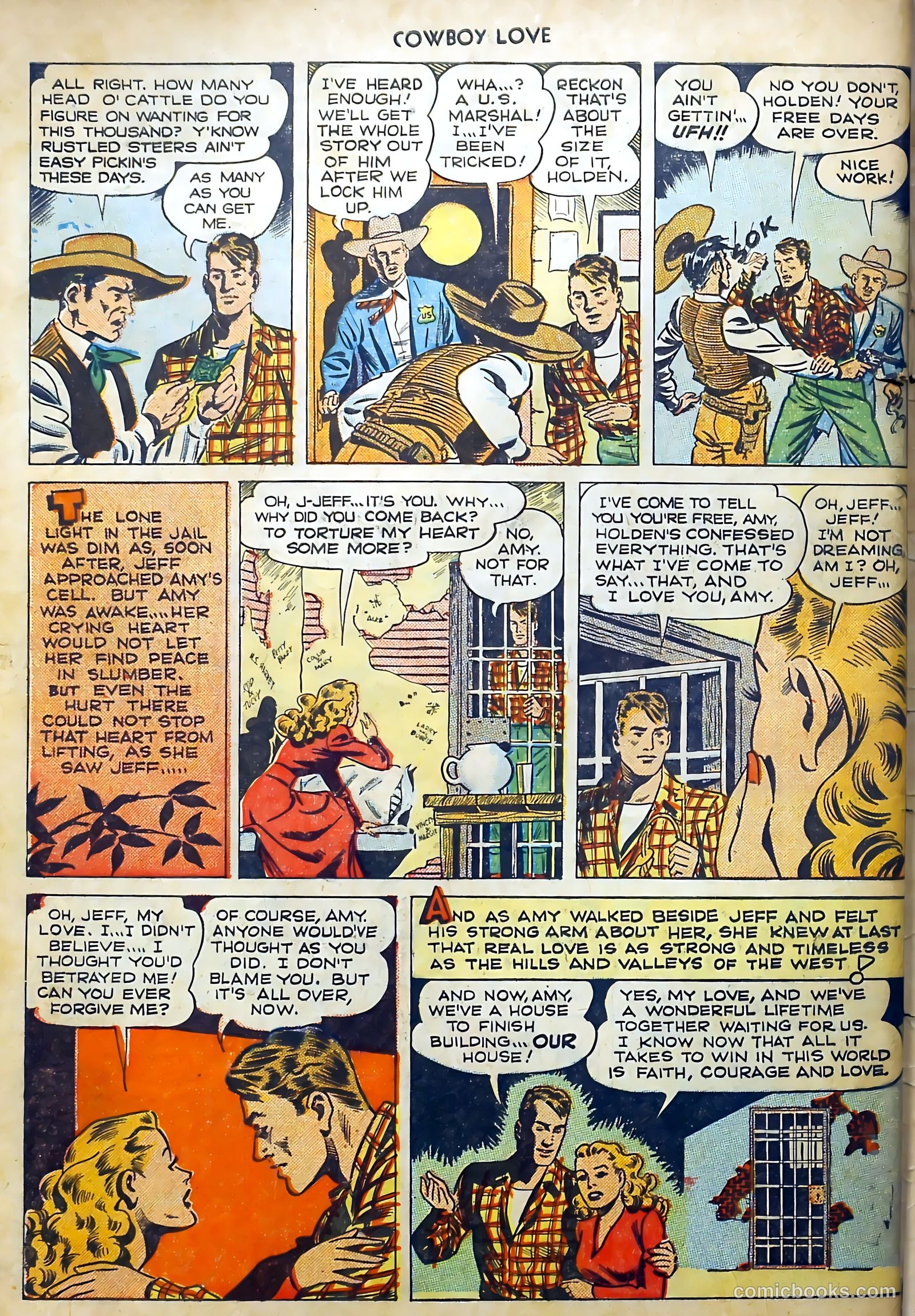 Cowboy Love #2 (1949) — page 50 of 53