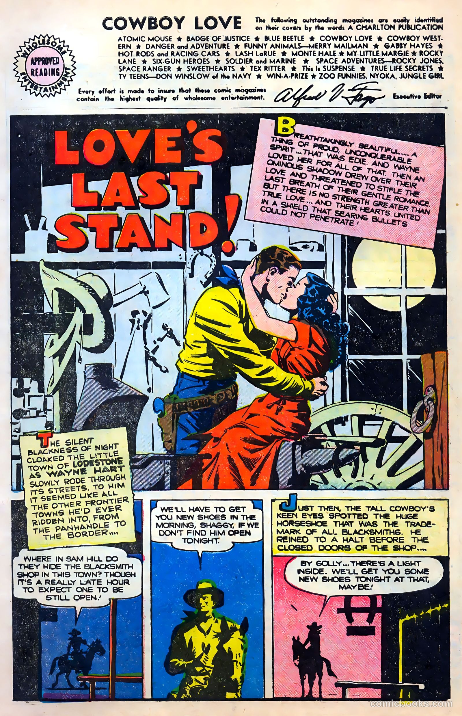 Cowboy Love #28 (1955) — page 3 of 36