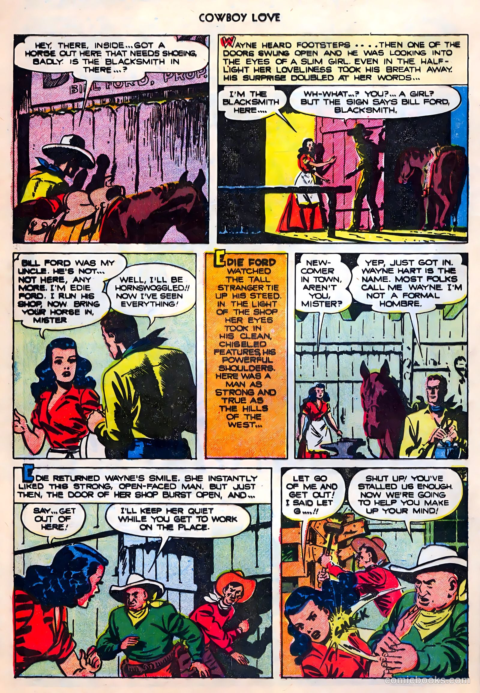 Cowboy Love #28 (1955) — page 4 of 36