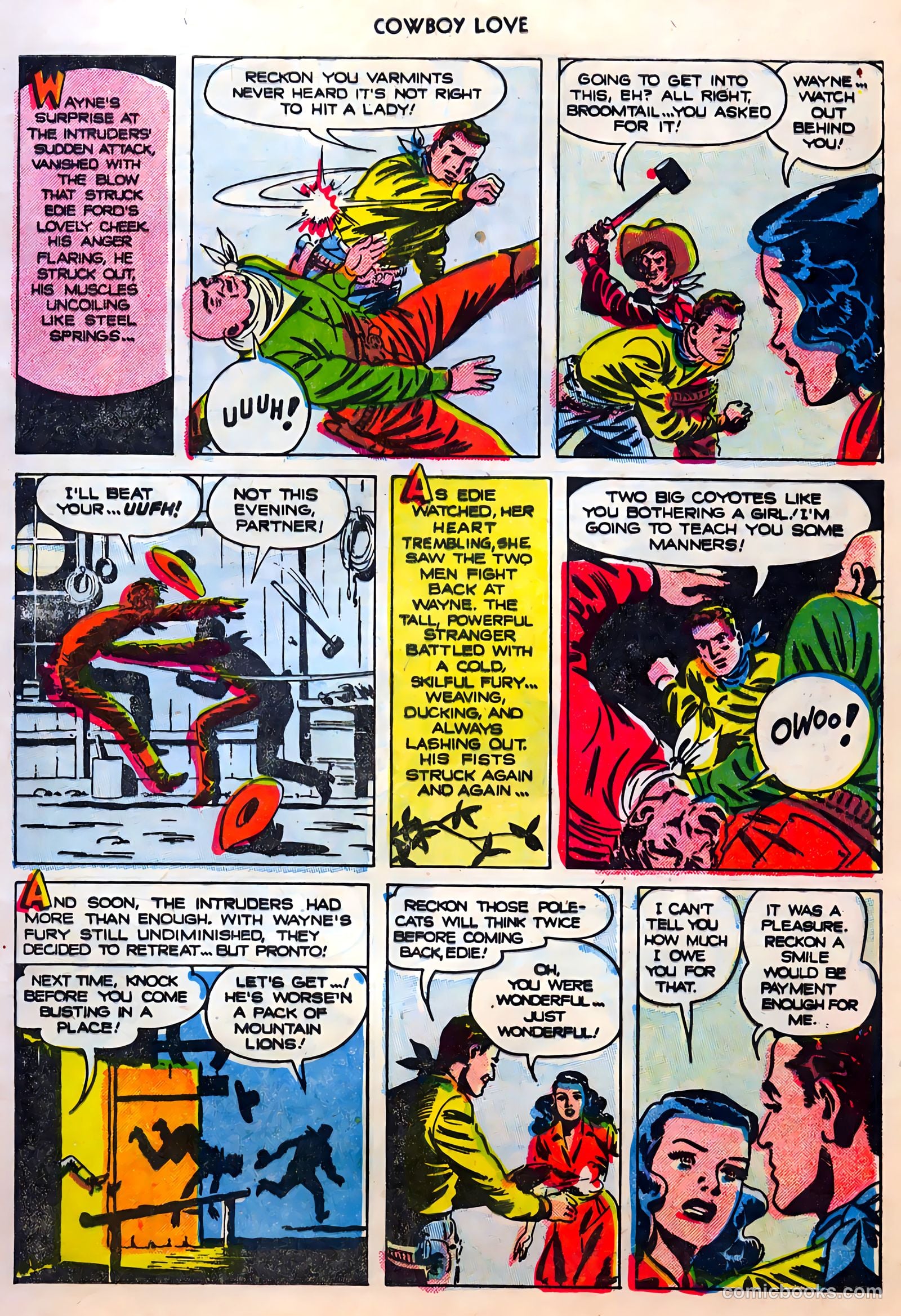 Cowboy Love #28 (1955) — page 5 of 36