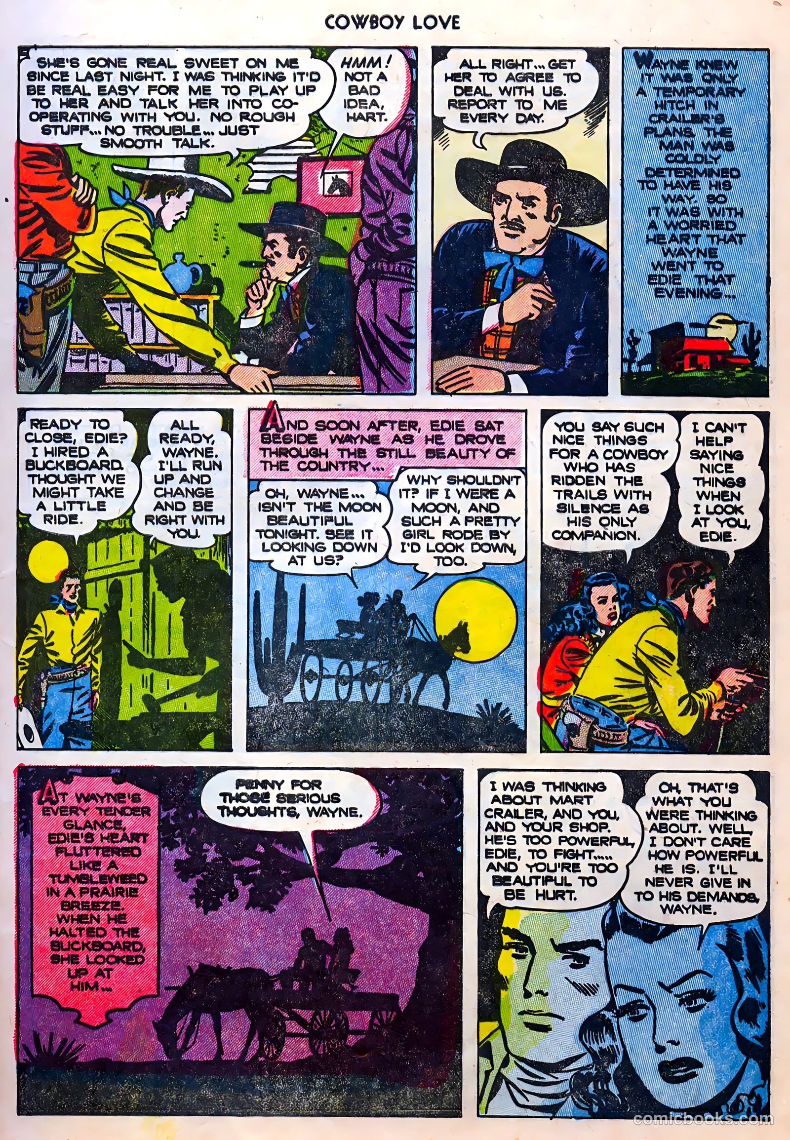 Cowboy Love #28 (1955) — page 9 of 36