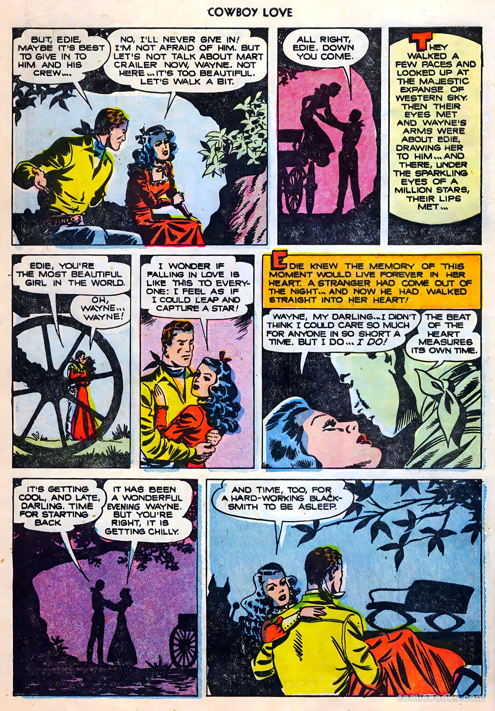 Cowboy Love #28 (1955) — page 10 of 36