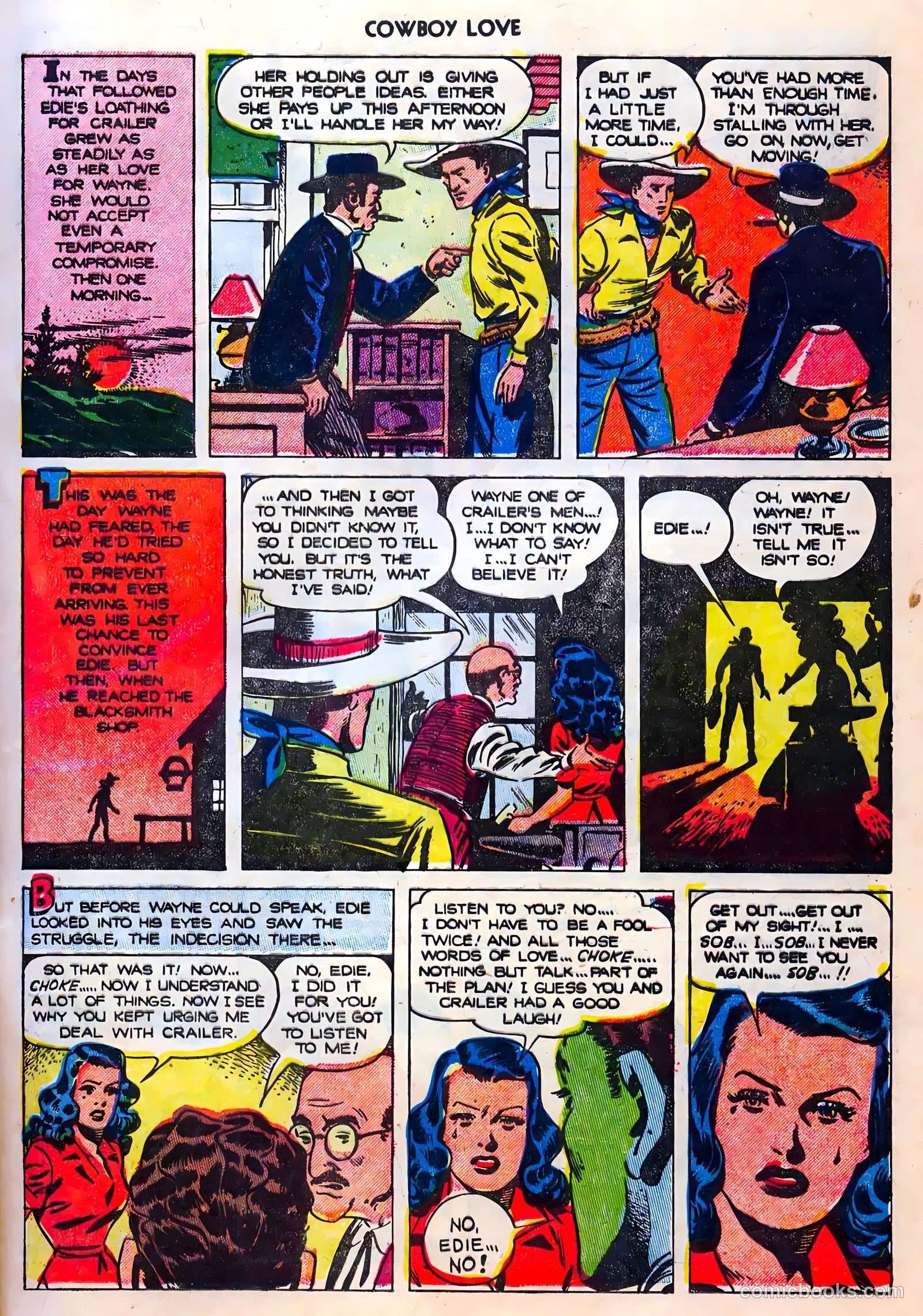 Cowboy Love #28 (1955) — page 13 of 36