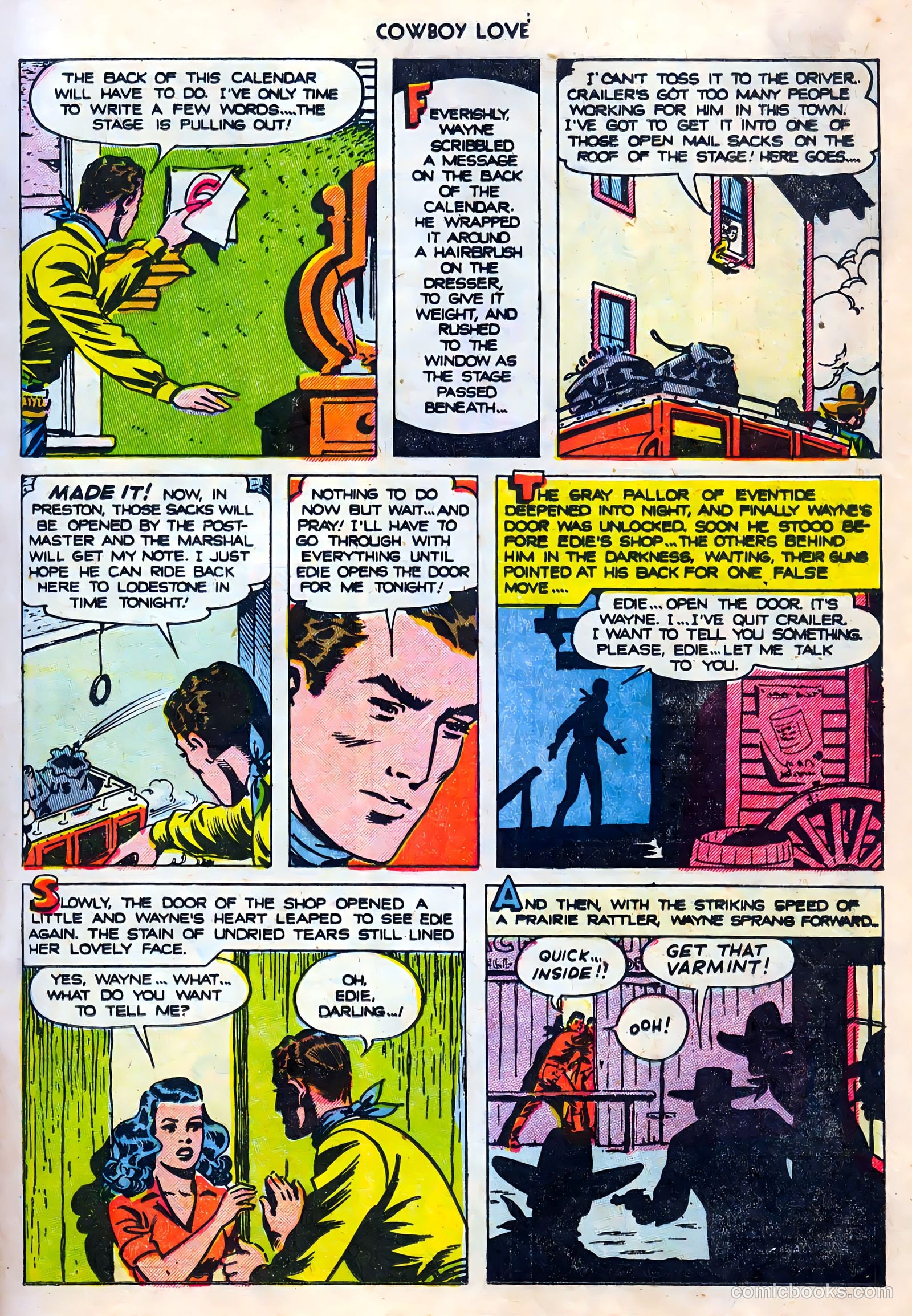 Cowboy Love #28 (1955) — page 15 of 36