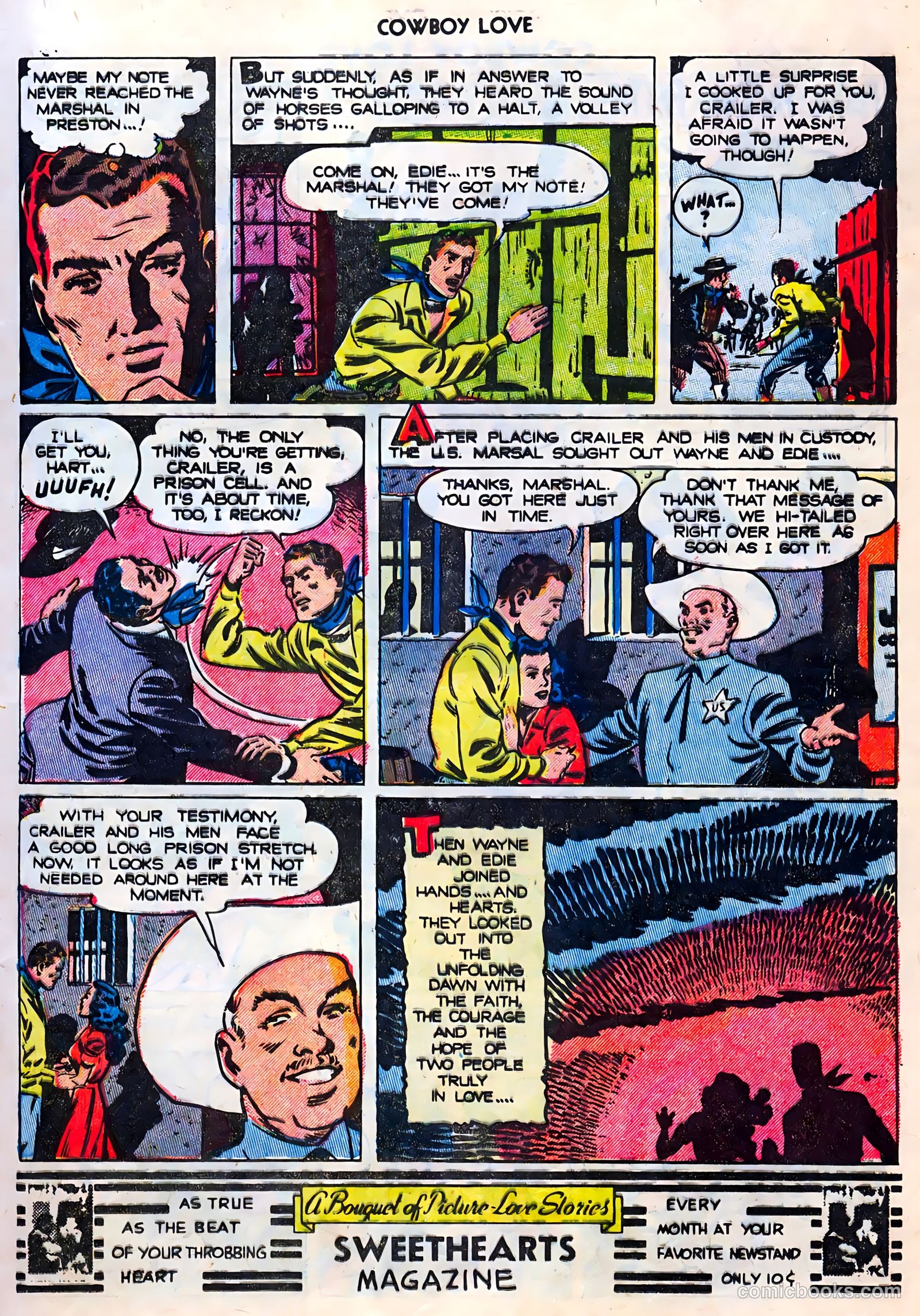 Cowboy Love #28 (1955) — page 17 of 36