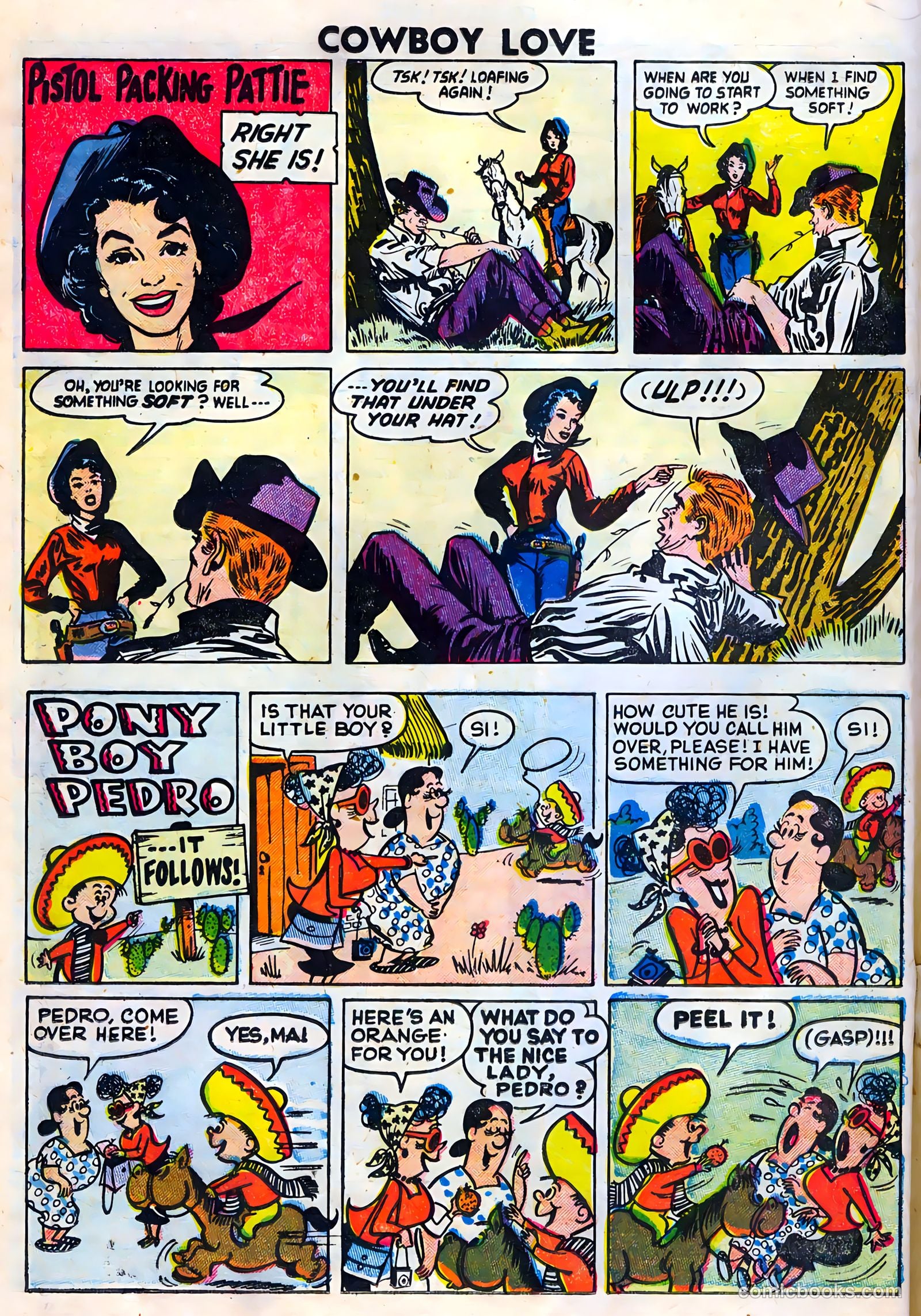 Cowboy Love #28 (1955) — page 18 of 36
