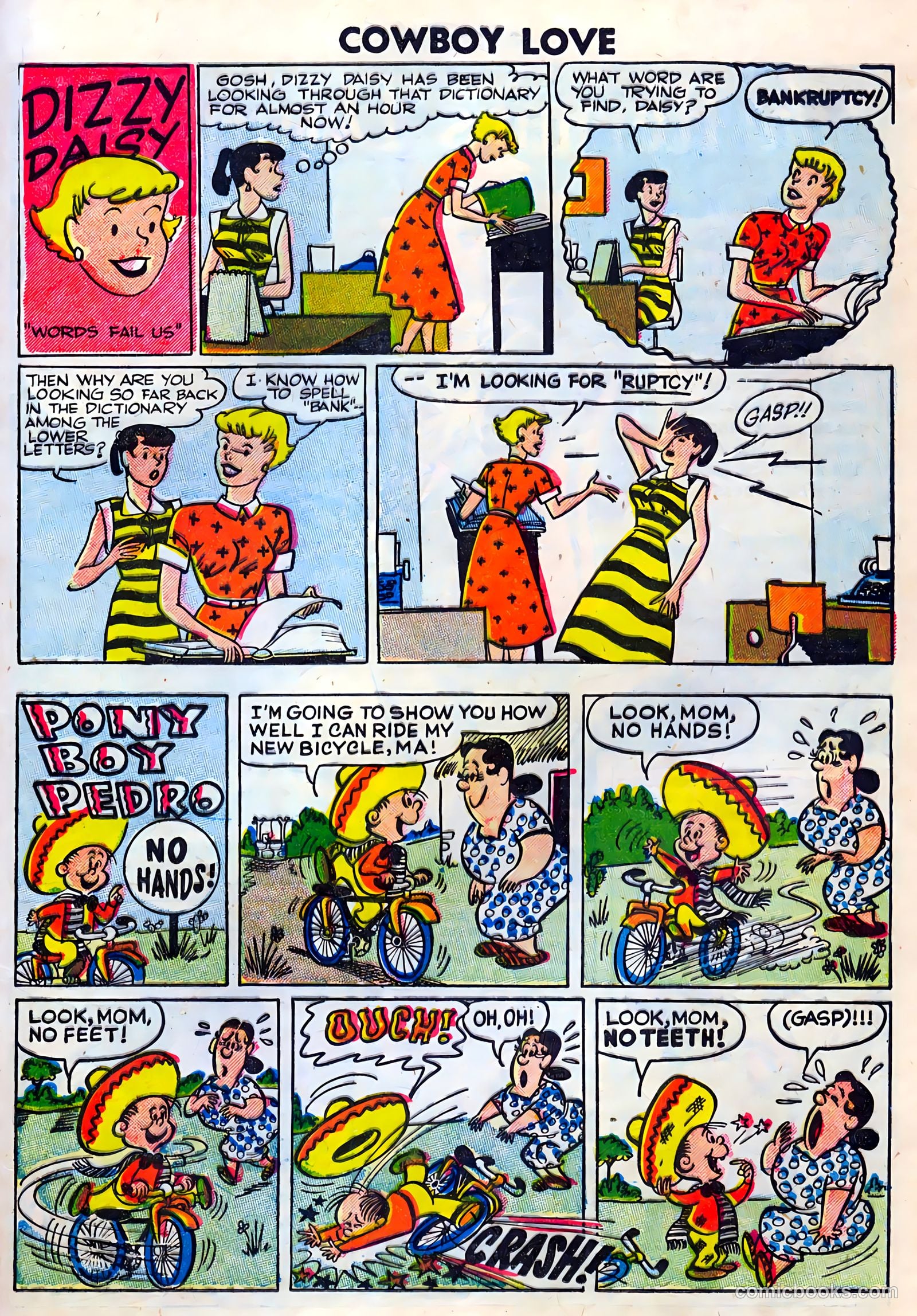 Cowboy Love #28 (1955) — page 21 of 36