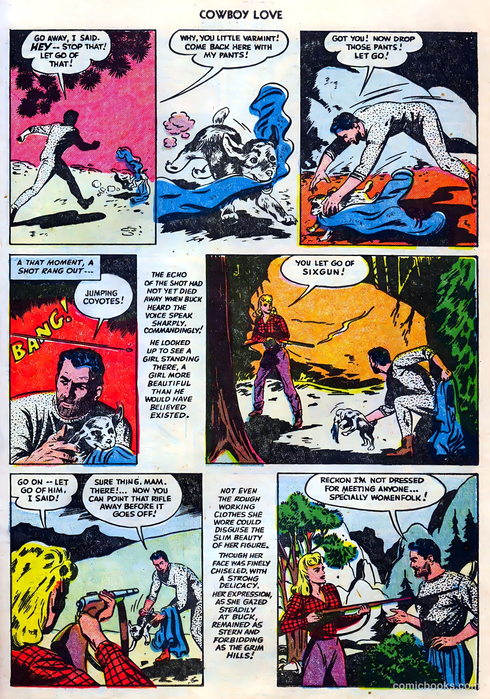 Cowboy Love #28 (1955) — page 23 of 36