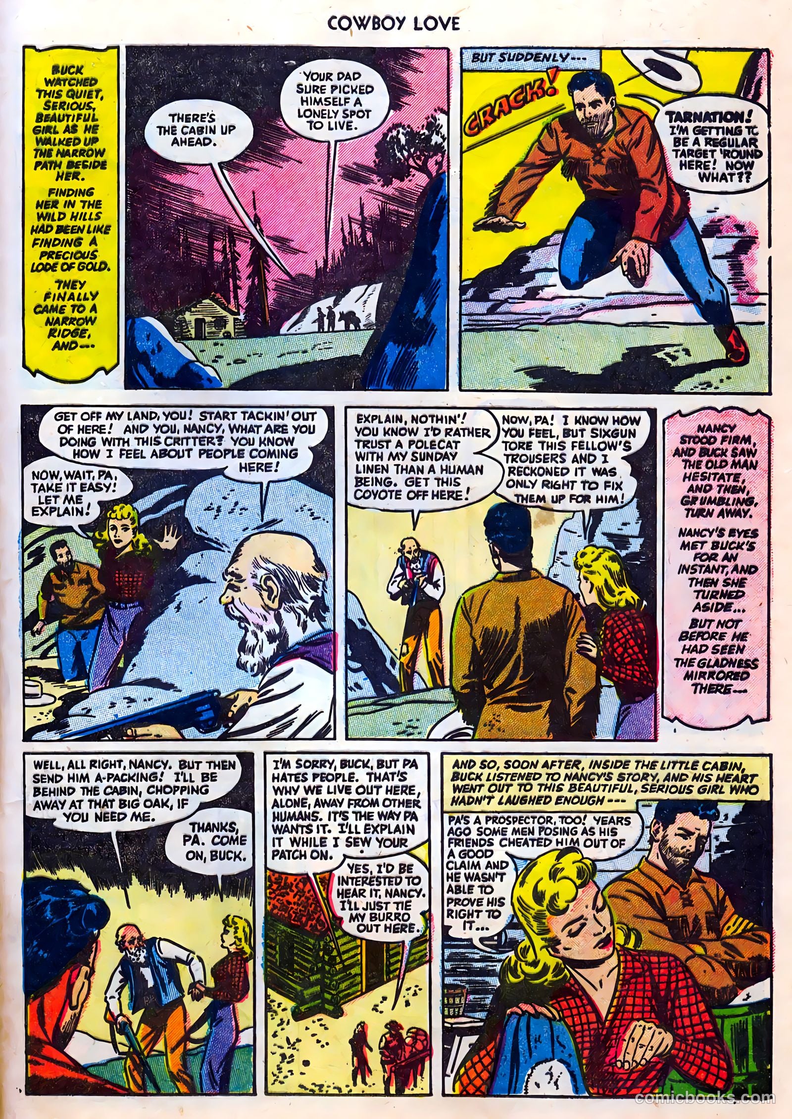 Cowboy Love #28 (1955) — page 25 of 36