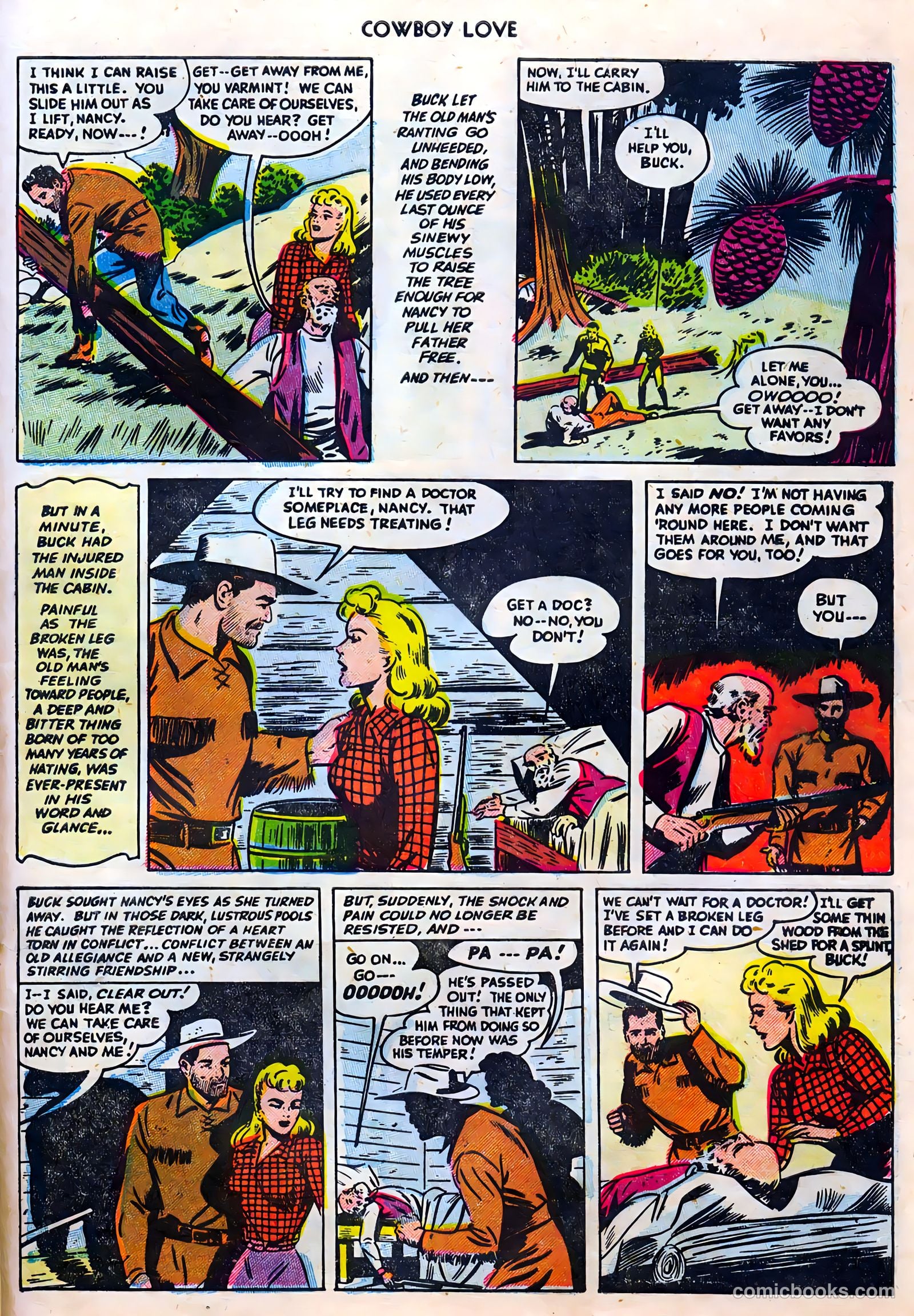 Cowboy Love #28 (1955) — page 27 of 36