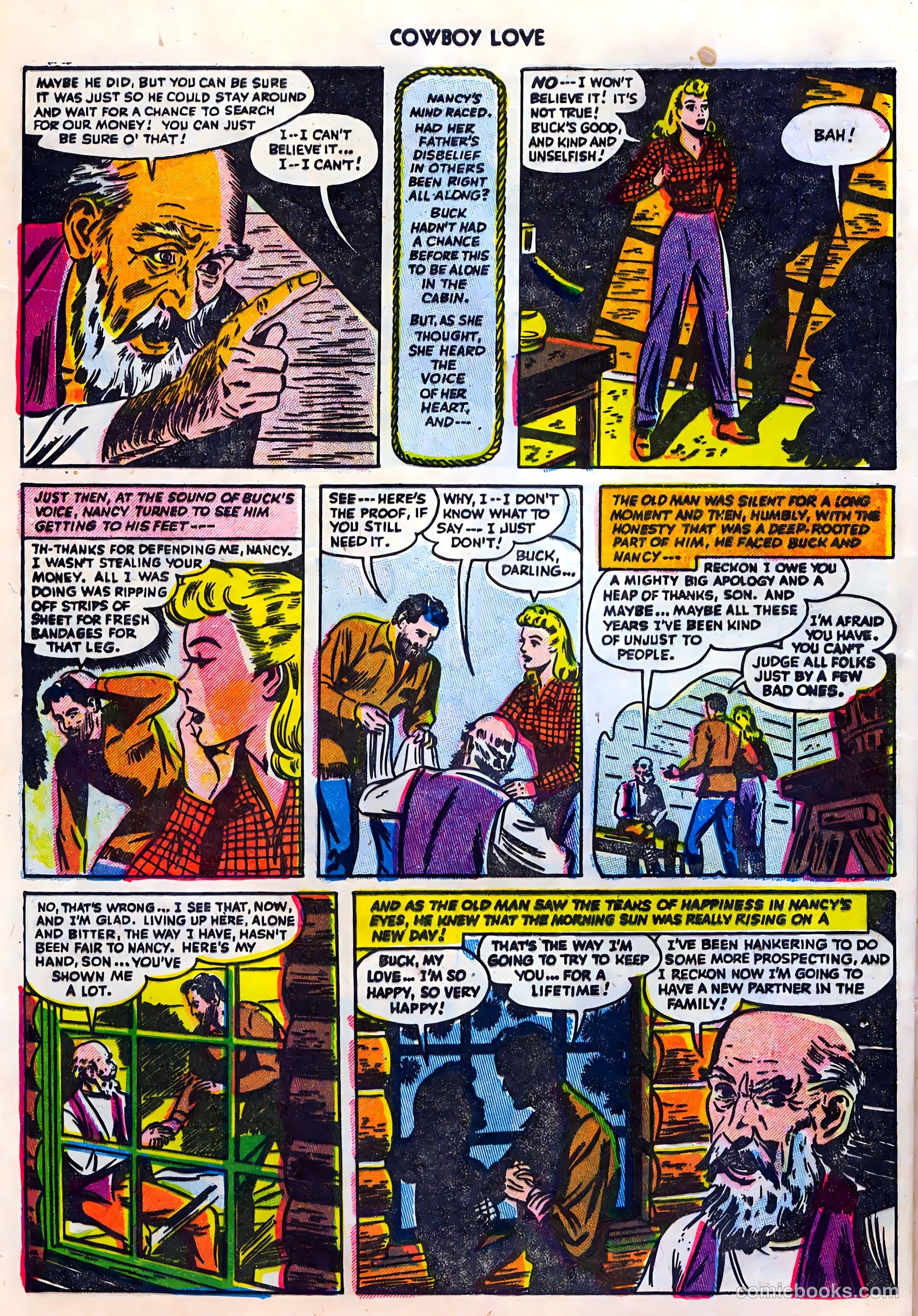 Cowboy Love #28 (1955) — page 32 of 36