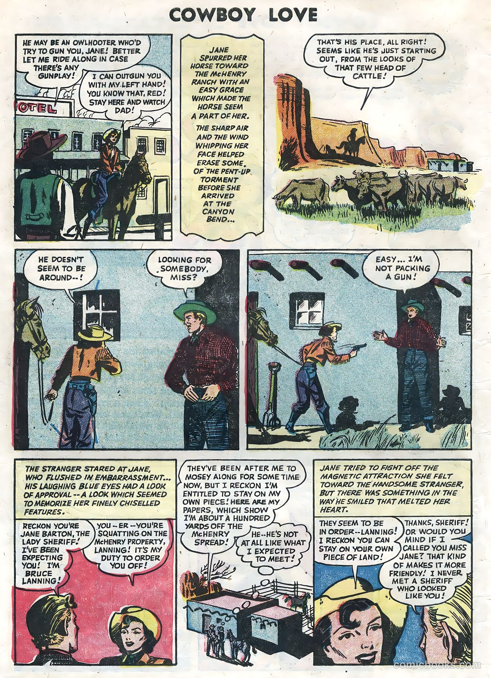 Cowboy Love #29 (1955) — page 4 of 36