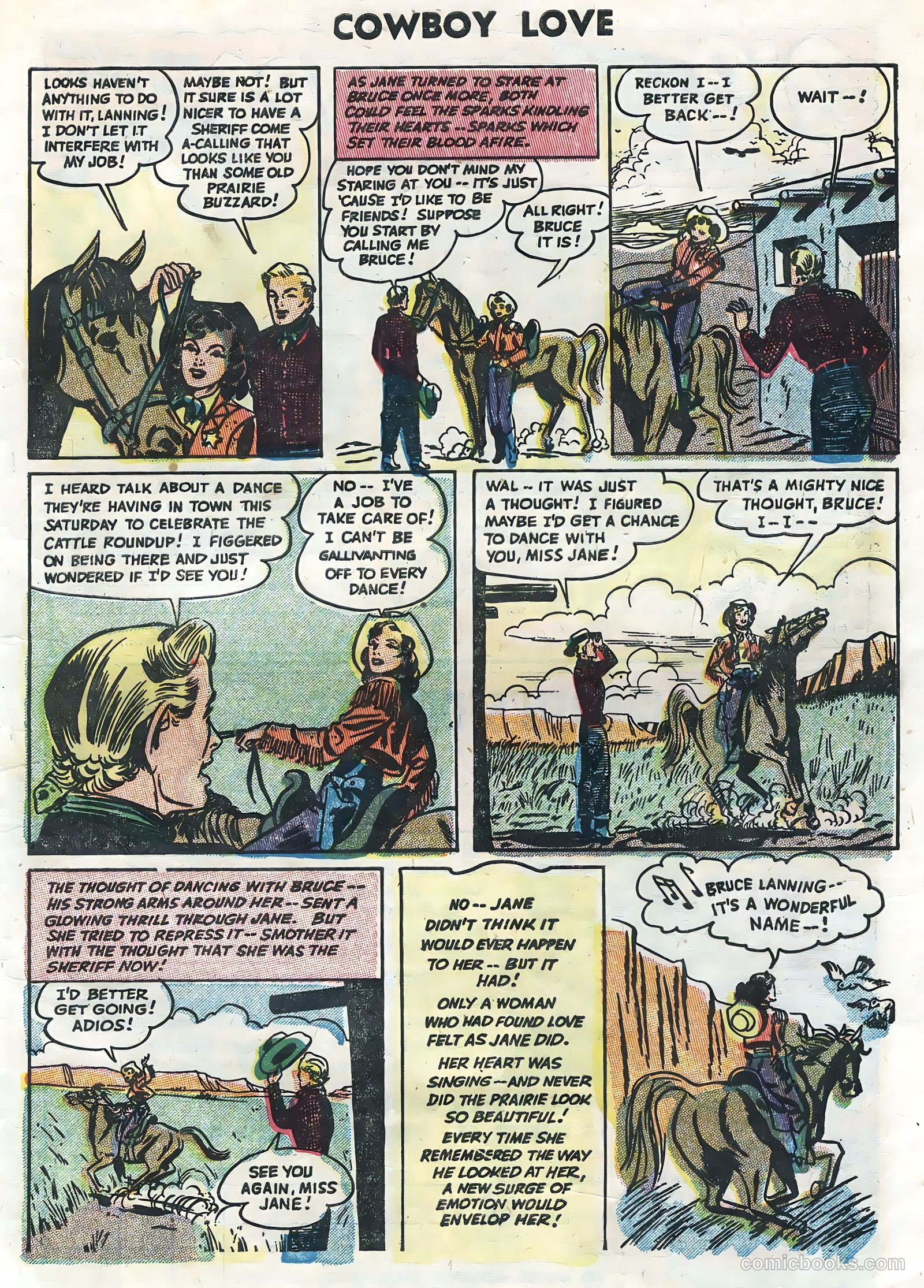 Cowboy Love #29 (1955) — page 5 of 36