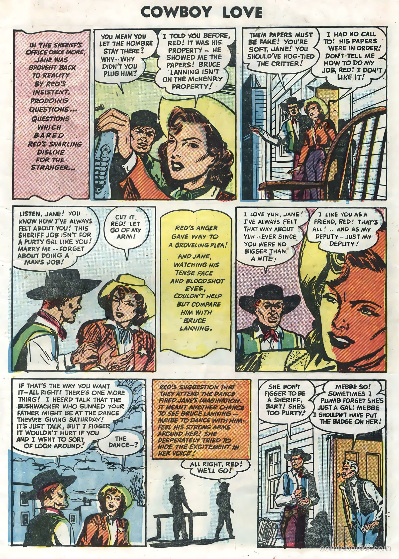 Cowboy Love #29 (1955) — page 7 of 36