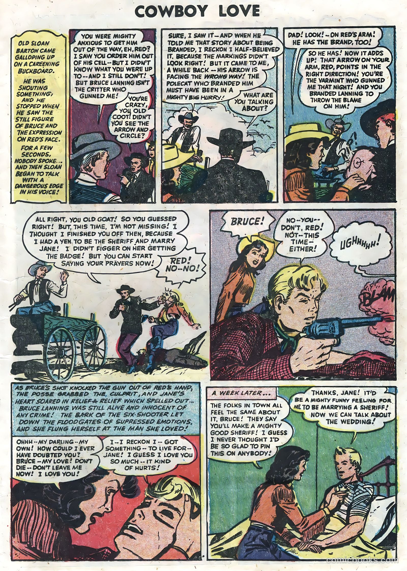 Cowboy Love #29 (1955) — page 13 of 36