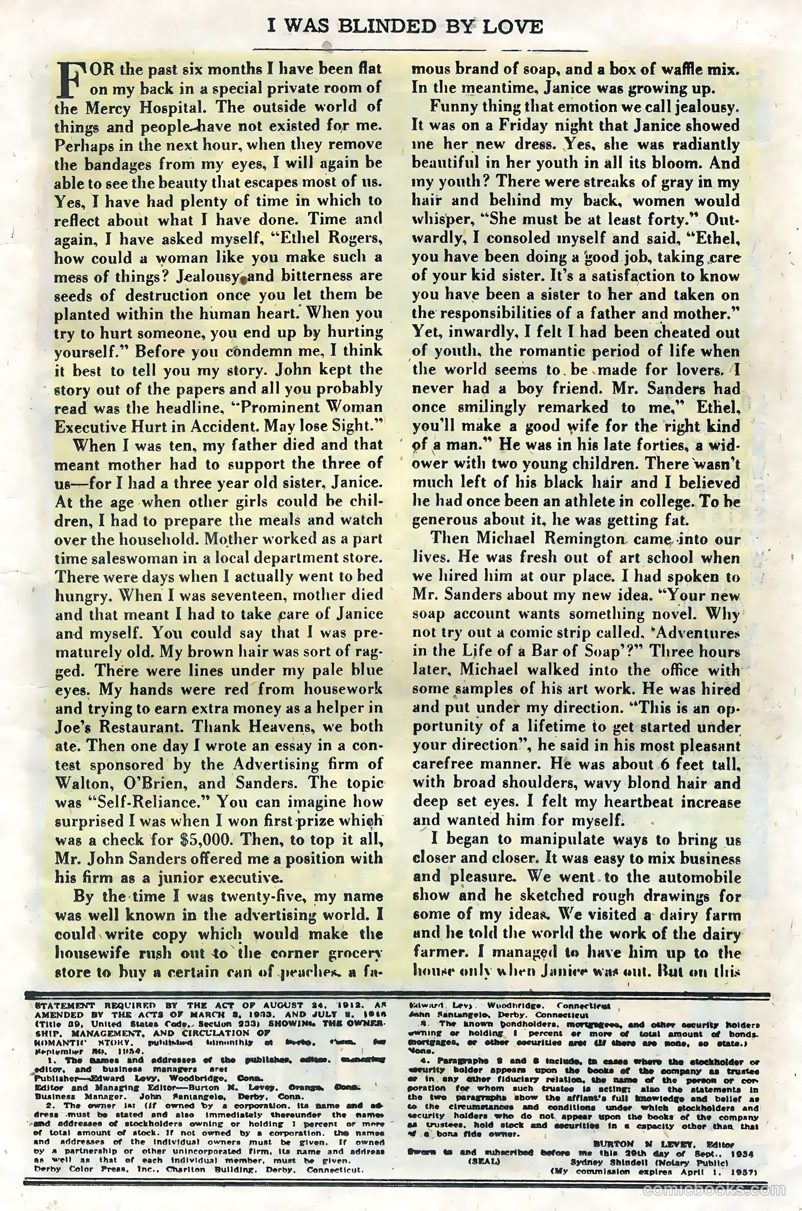 Cowboy Love #29 (1955) — page 21 of 36