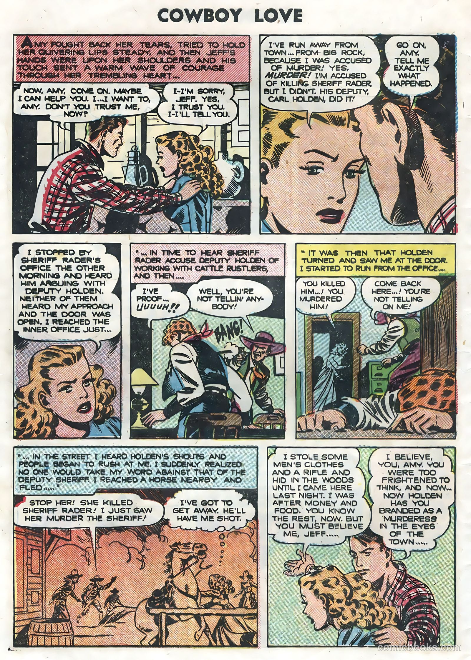Cowboy Love #29 (1955) — page 28 of 36