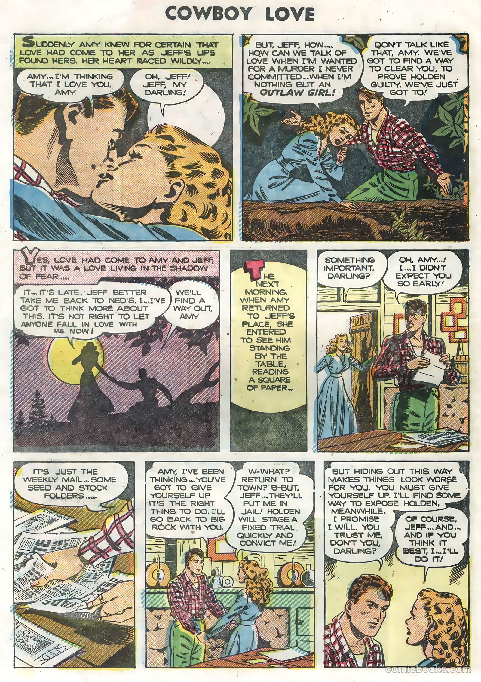 Cowboy Love #29 (1955) — page 30 of 36