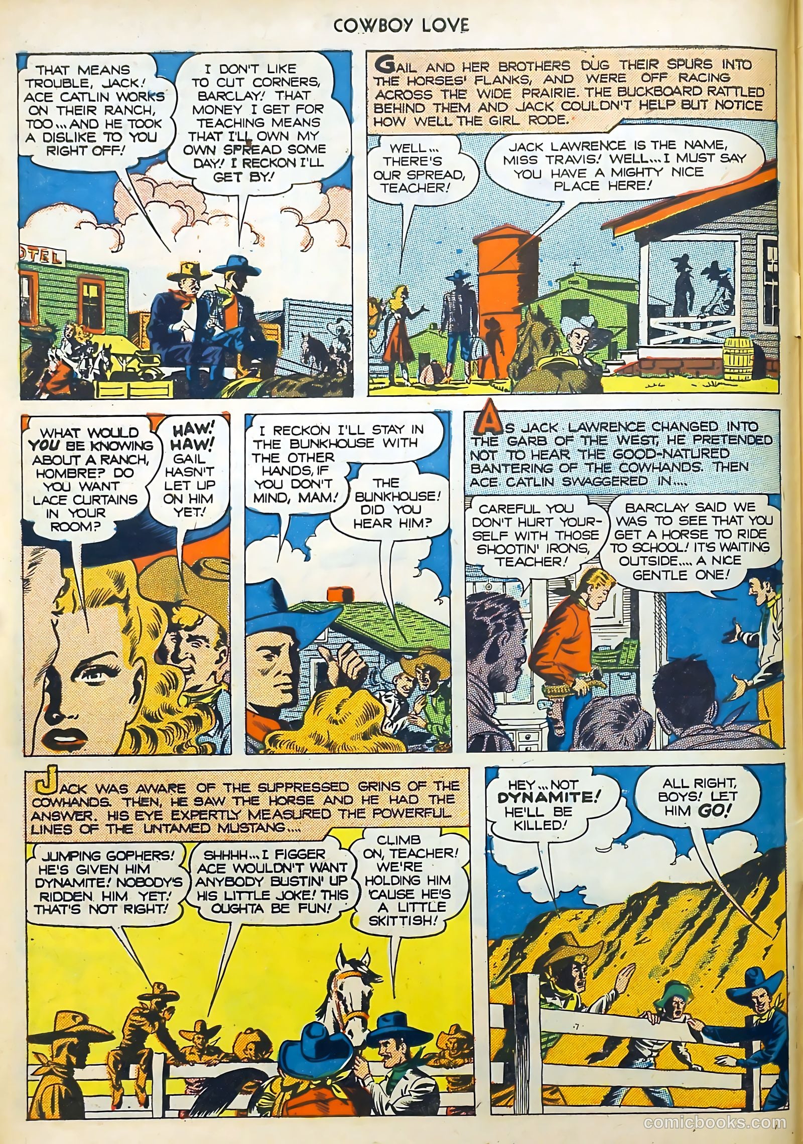 Cowboy Love #3 (1949) — page 6 of 52