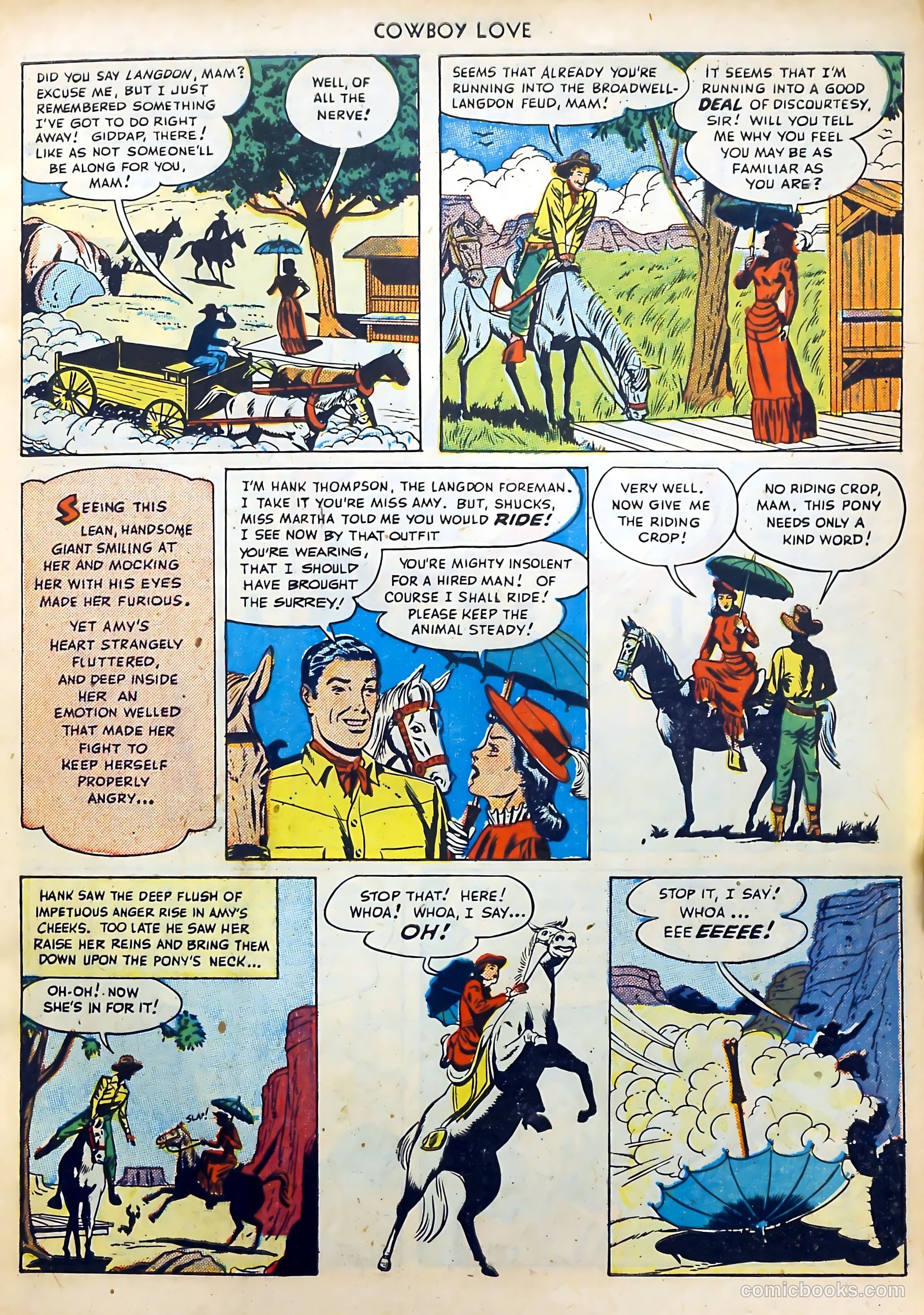 Cowboy Love #3 (1949) — page 19 of 52