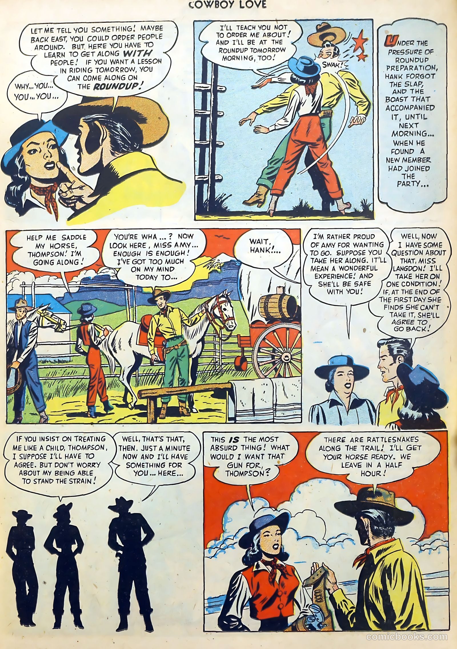 Cowboy Love #3 (1949) — page 23 of 52