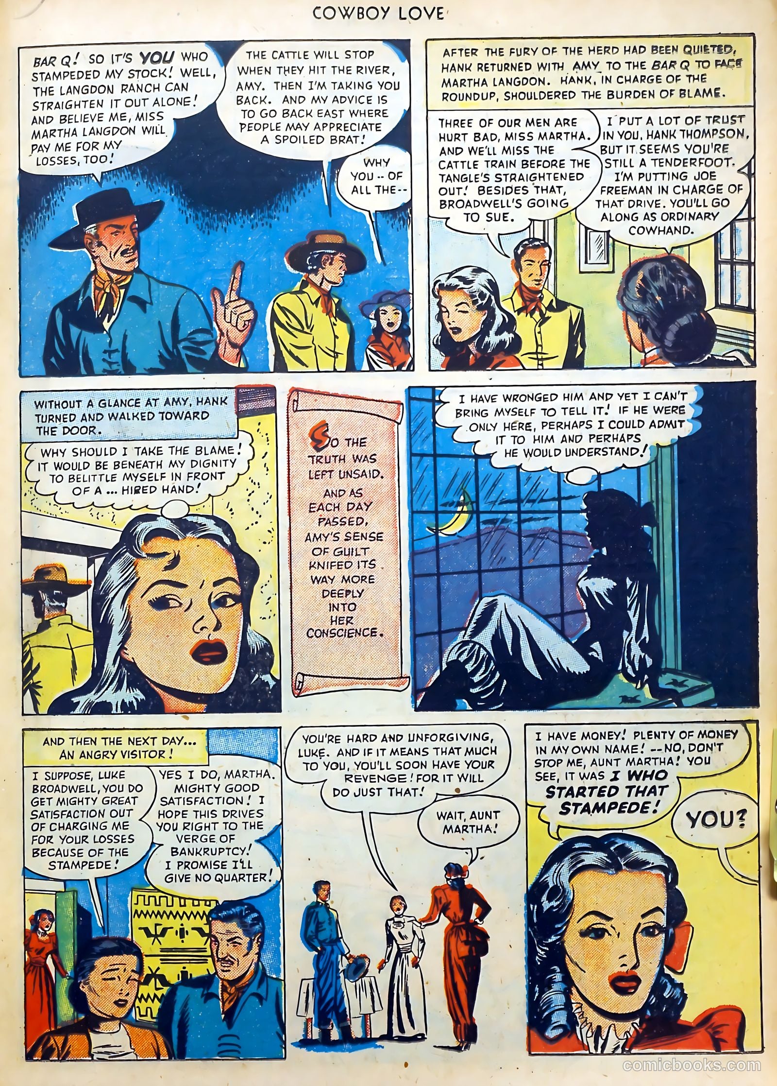 Cowboy Love #3 (1949) — page 27 of 52
