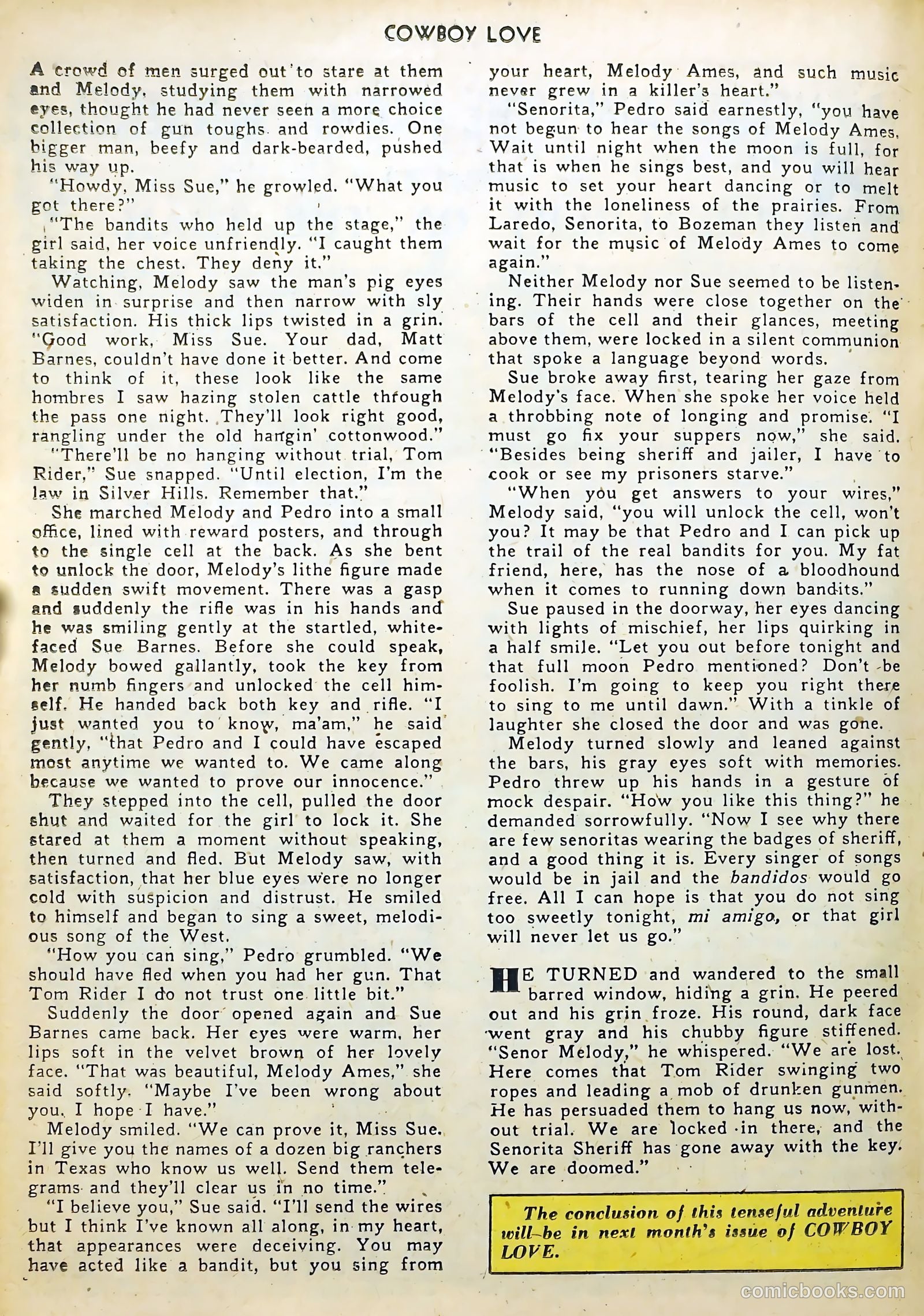Cowboy Love #3 (1949) — page 30 of 52