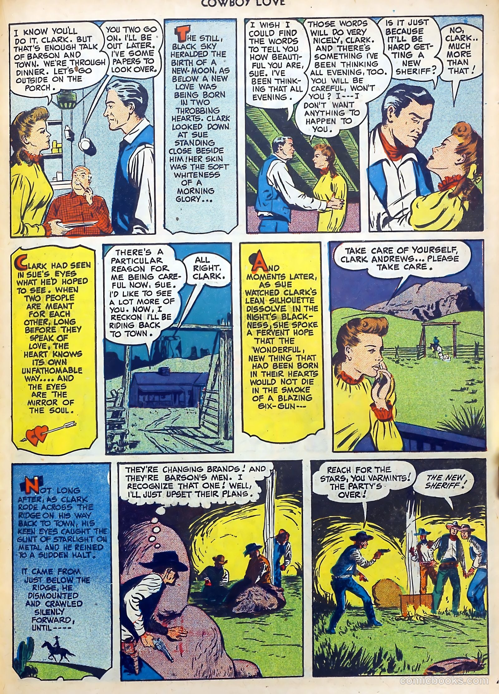Cowboy Love #3 (1949) — page 35 of 52
