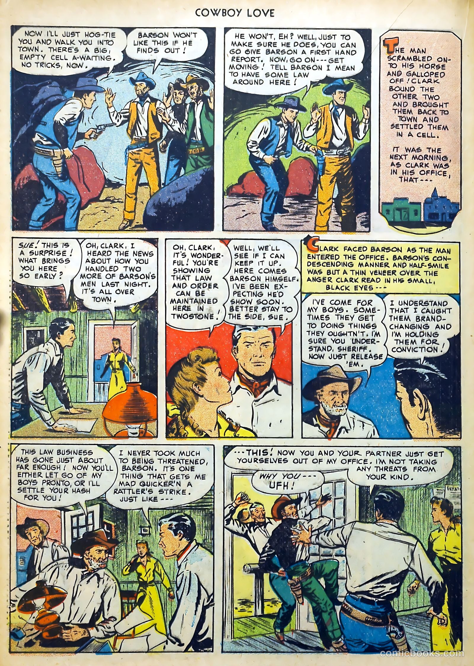 Cowboy Love #3 (1949) — page 36 of 52