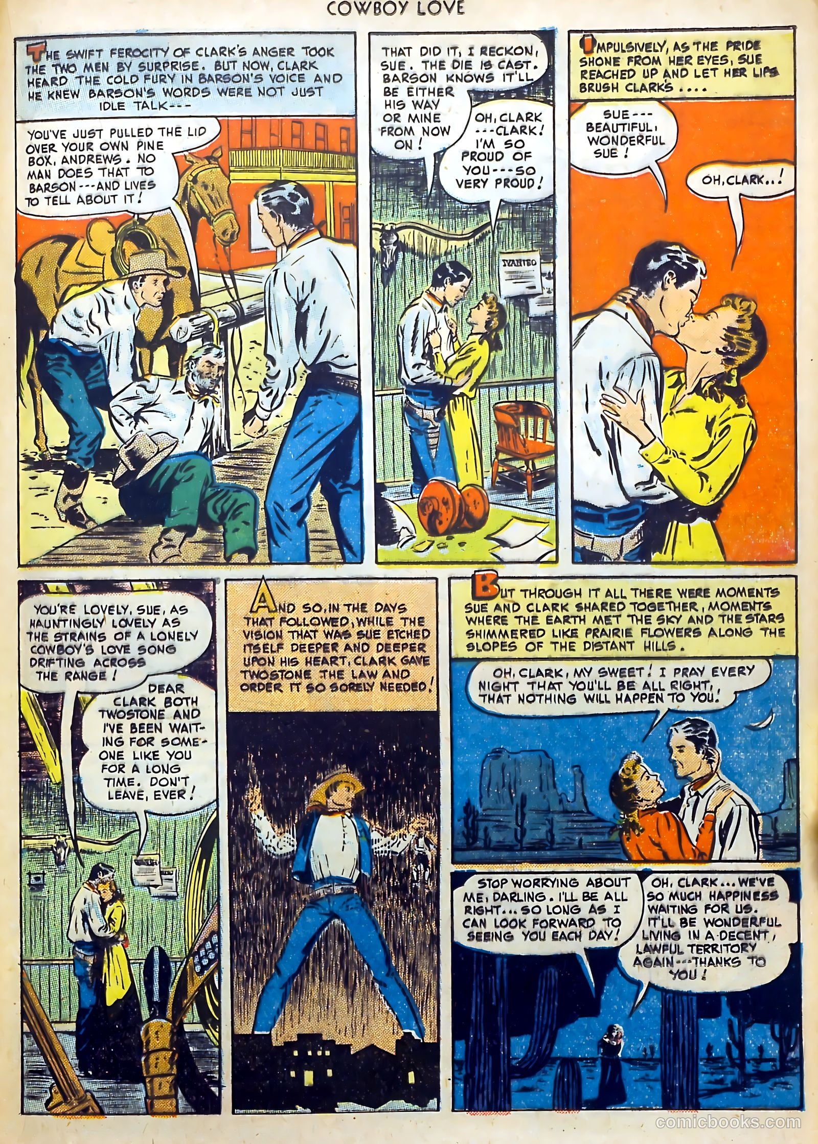 Cowboy Love #3 (1949) — page 37 of 52