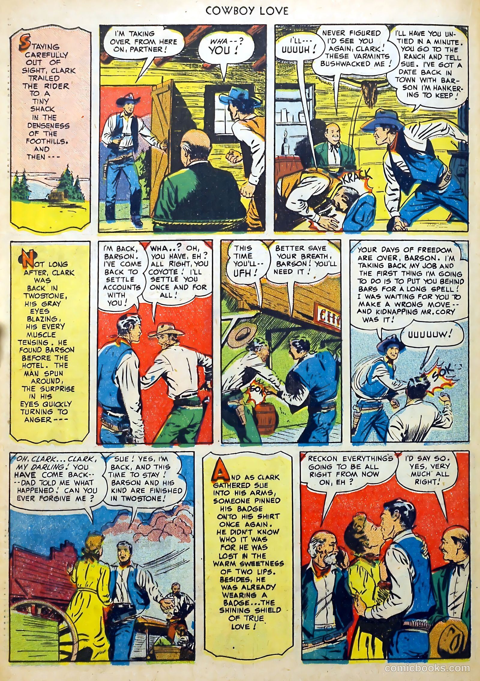 Cowboy Love #3 (1949) — page 40 of 52