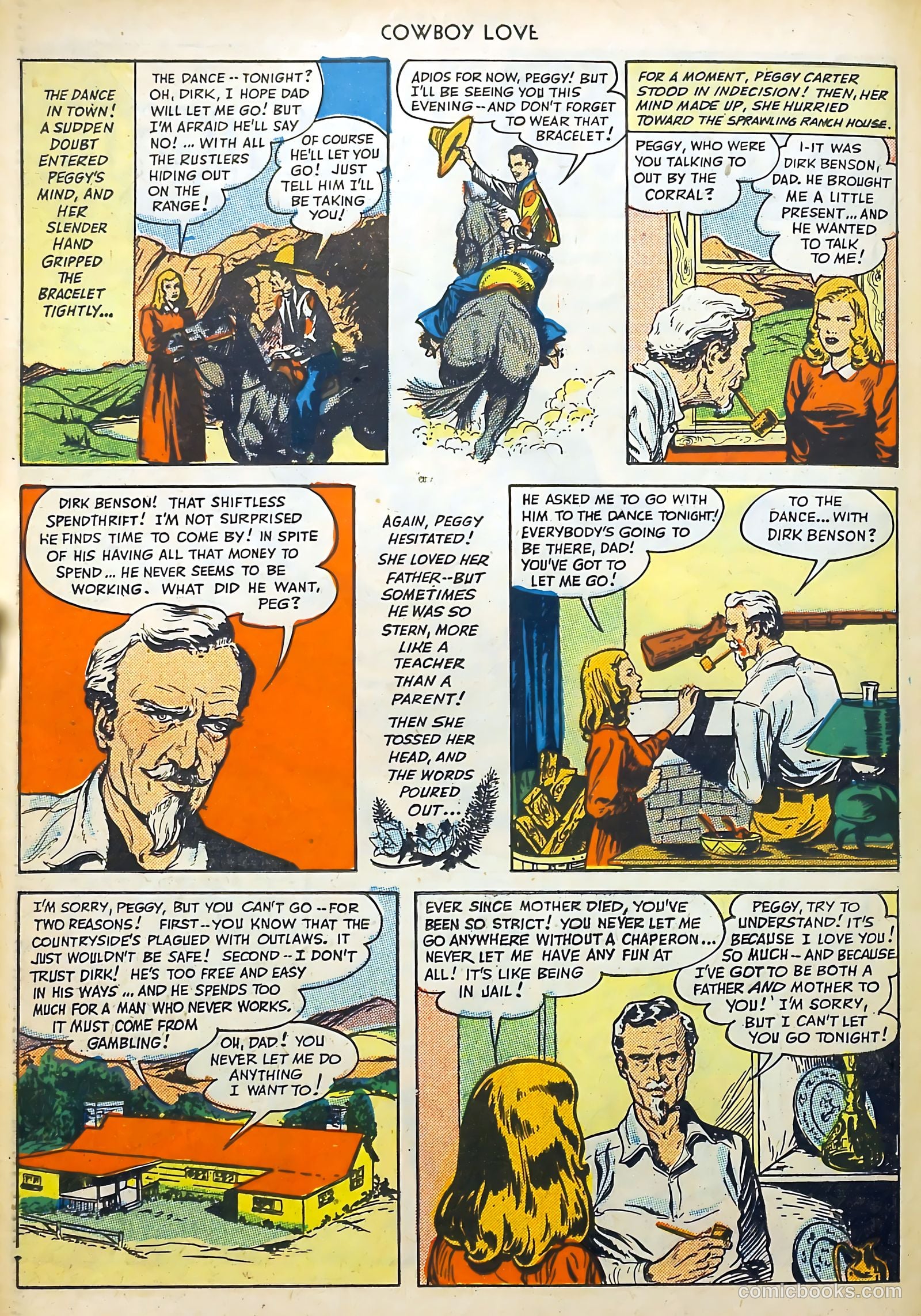 Cowboy Love #3 (1949) — page 42 of 52